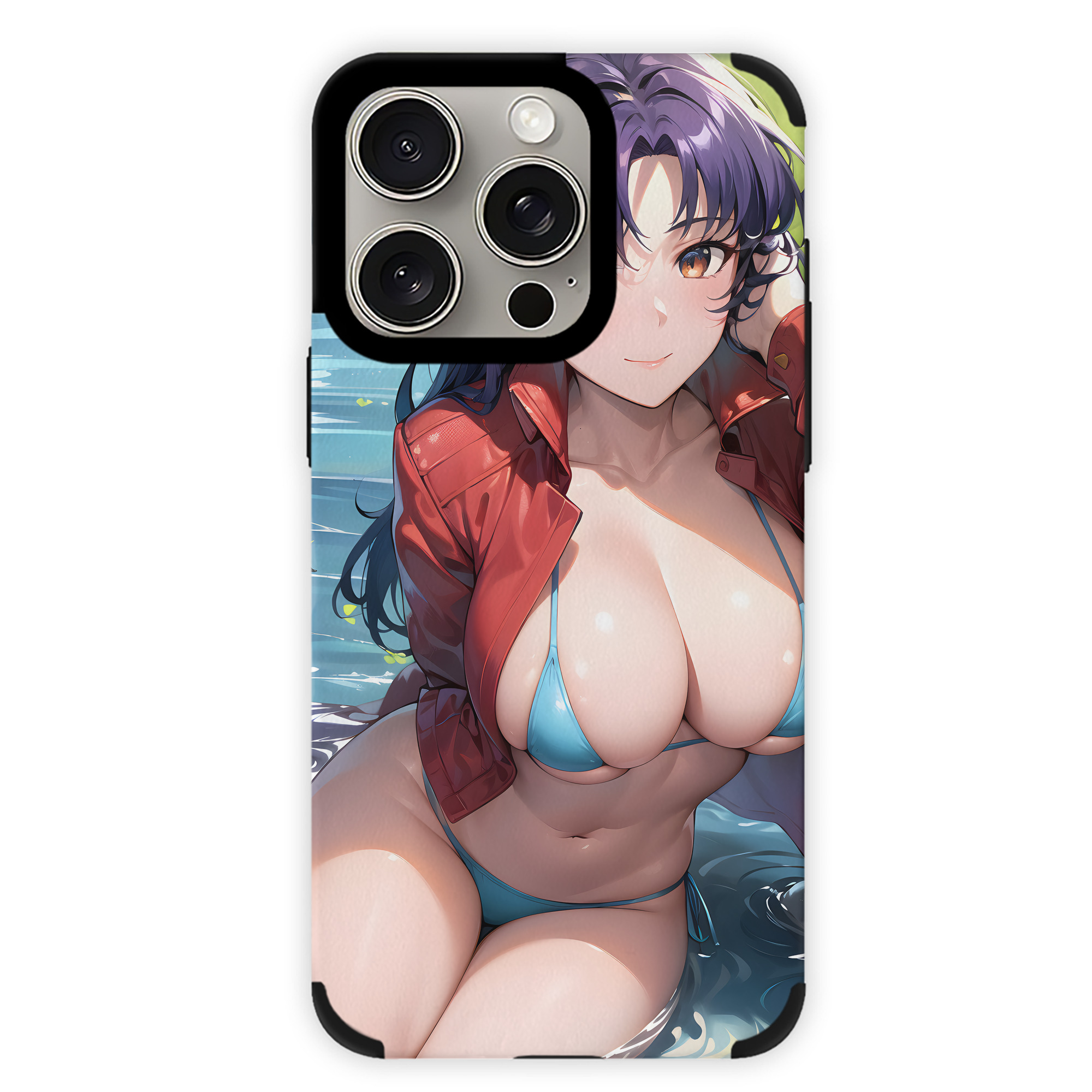 （画像用） EVA 新世紀エヴァンゲリオン 【iPhone15ProMax対応】 PUレザー スマホケース 耐衝撃＆黄変防止