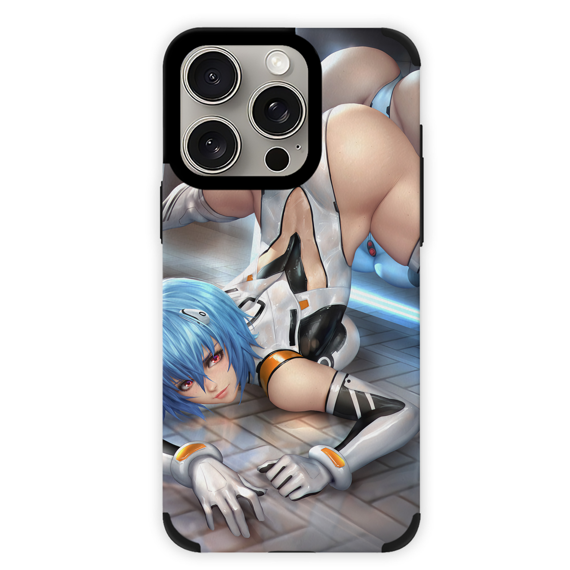 （画像用） EVA 新世紀エヴァンゲリオン 【iPhone15ProMax対応】 PUレザー スマホケース 耐衝撃＆黄変防止