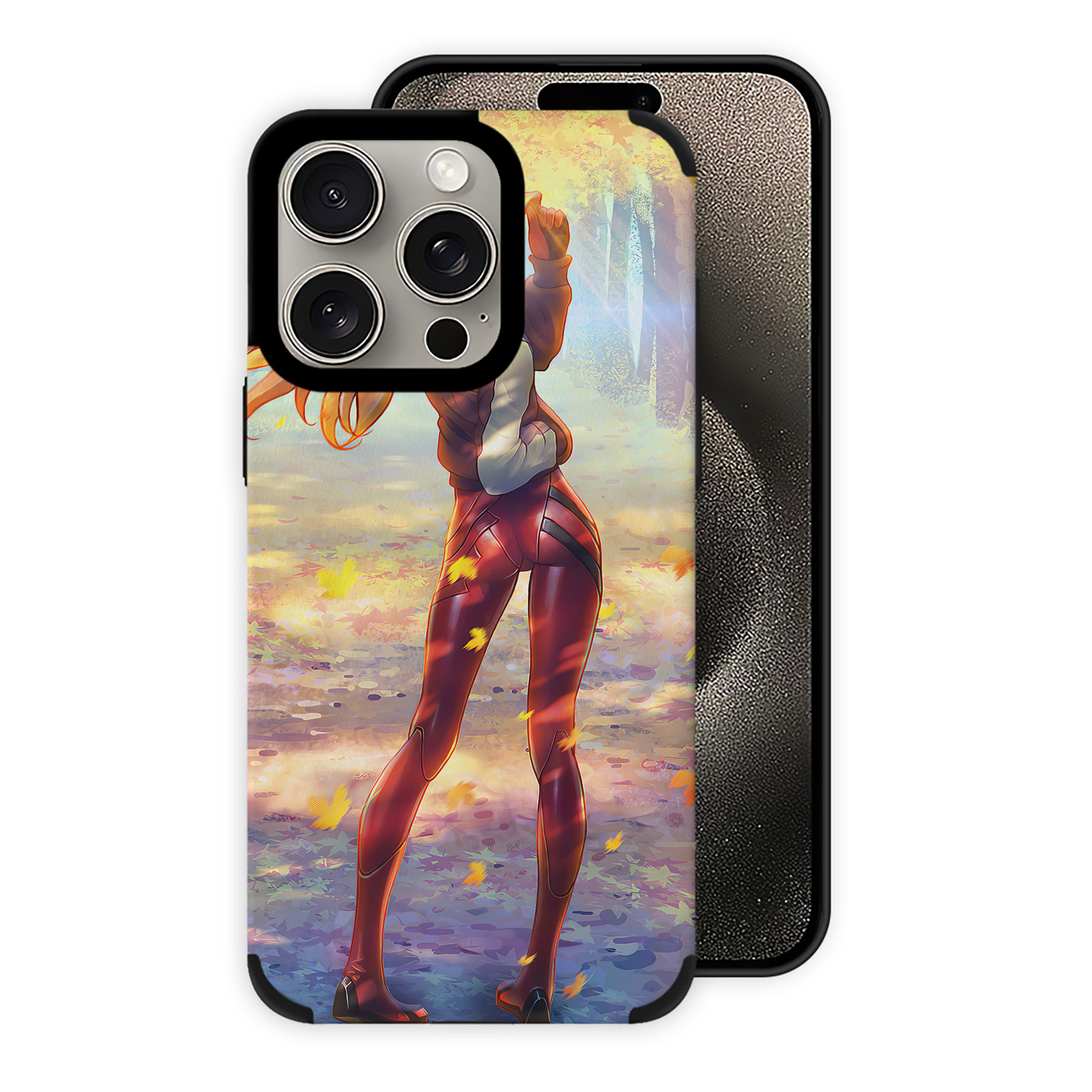 （画像用） EVA 新世紀エヴァンゲリオン 【iPhone15ProMax対応】 PUレザー スマホケース 耐衝撃＆黄変防止