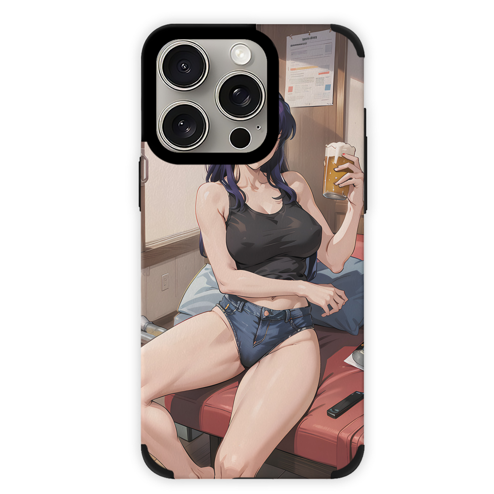（画像用） EVA 新世紀エヴァンゲリオン 【iPhone15ProMax対応】 PUレザー スマホケース 耐衝撃＆黄変防止