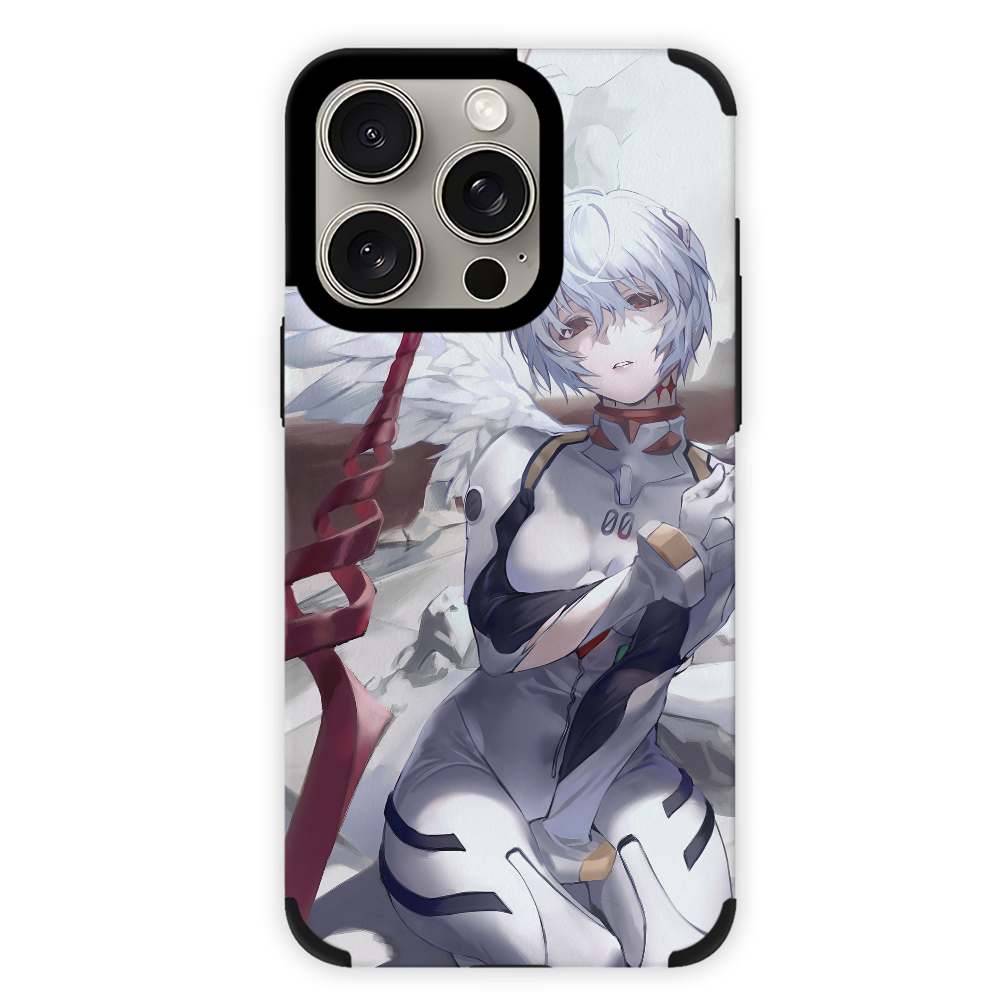 （画像用） EVA 新世紀エヴァンゲリオン 【iPhone15ProMax対応】 PUレザー スマホケース 耐衝撃＆黄変防止