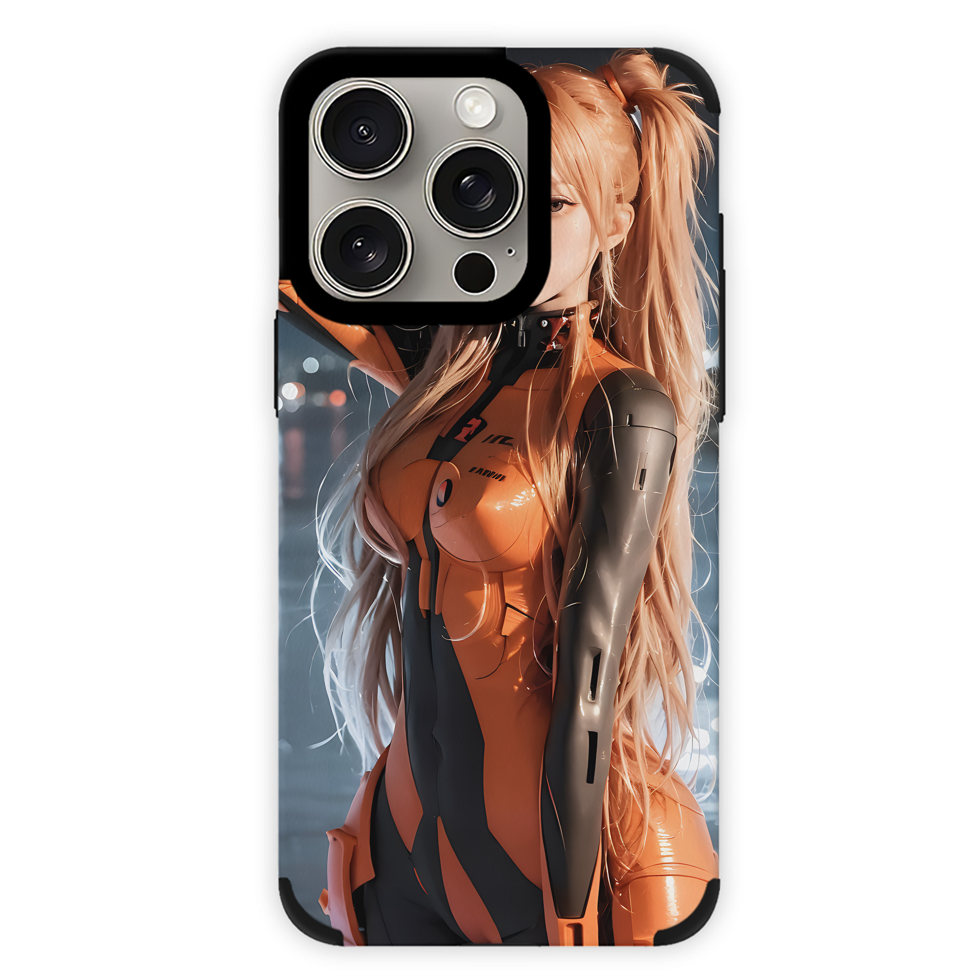（画像用） EVA 新世紀エヴァンゲリオン 【iPhone15ProMax対応】 PUレザー スマホケース 耐衝撃＆黄変防止