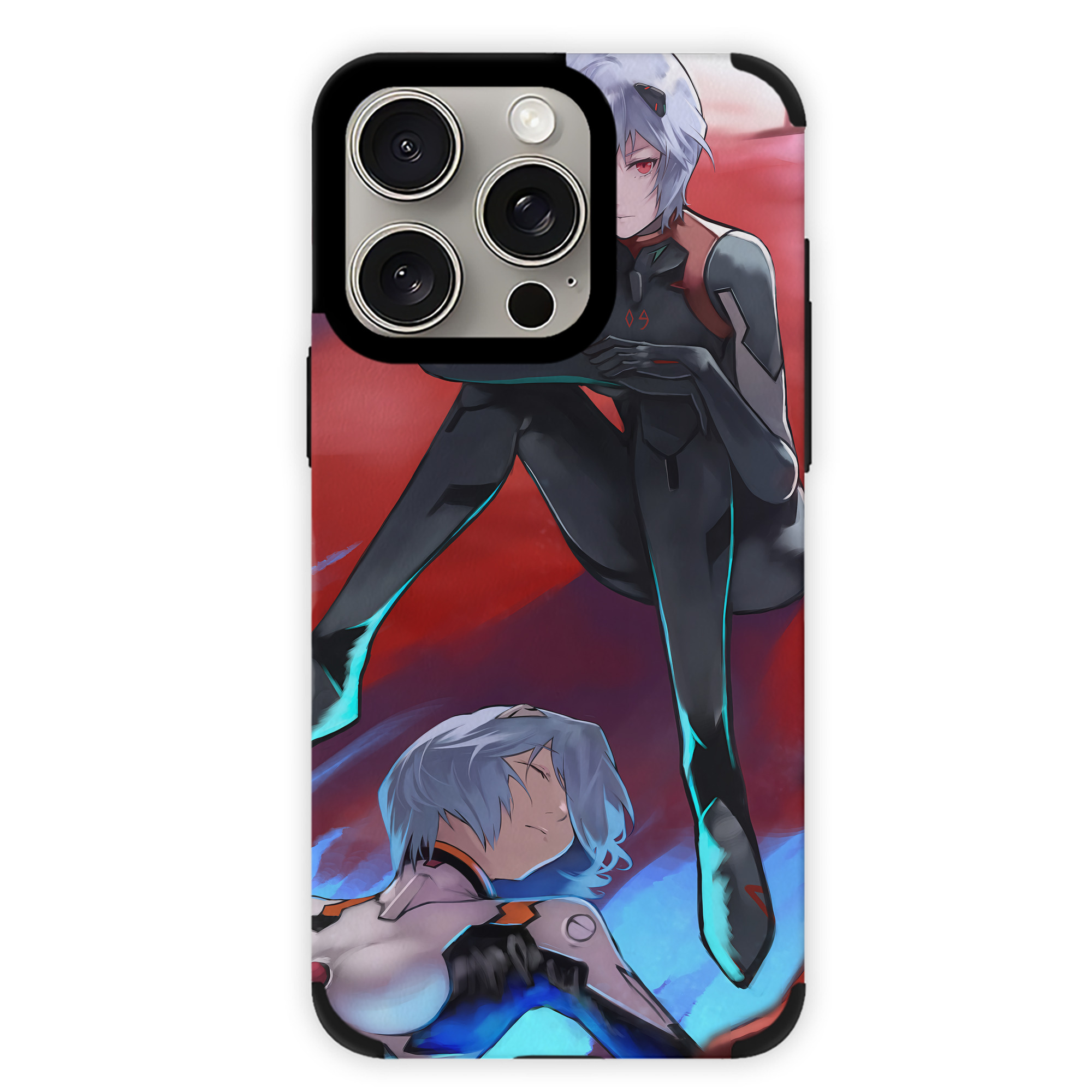 （画像用） EVA 新世紀エヴァンゲリオン 【iPhone15ProMax対応】 PUレザー スマホケース 耐衝撃＆黄変防止