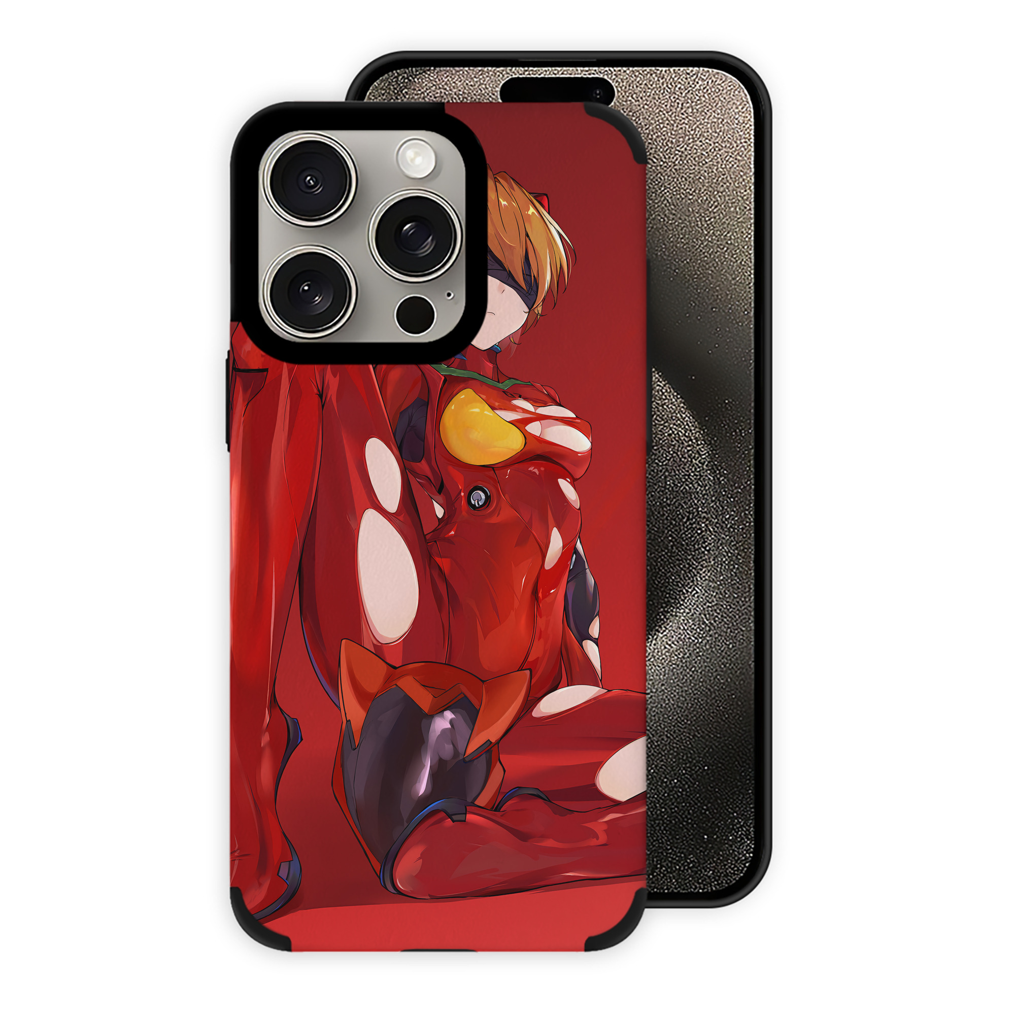 （画像用） EVA 新世紀エヴァンゲリオン 【iPhone15ProMax対応】 PUレザー スマホケース 耐衝撃＆黄変防止