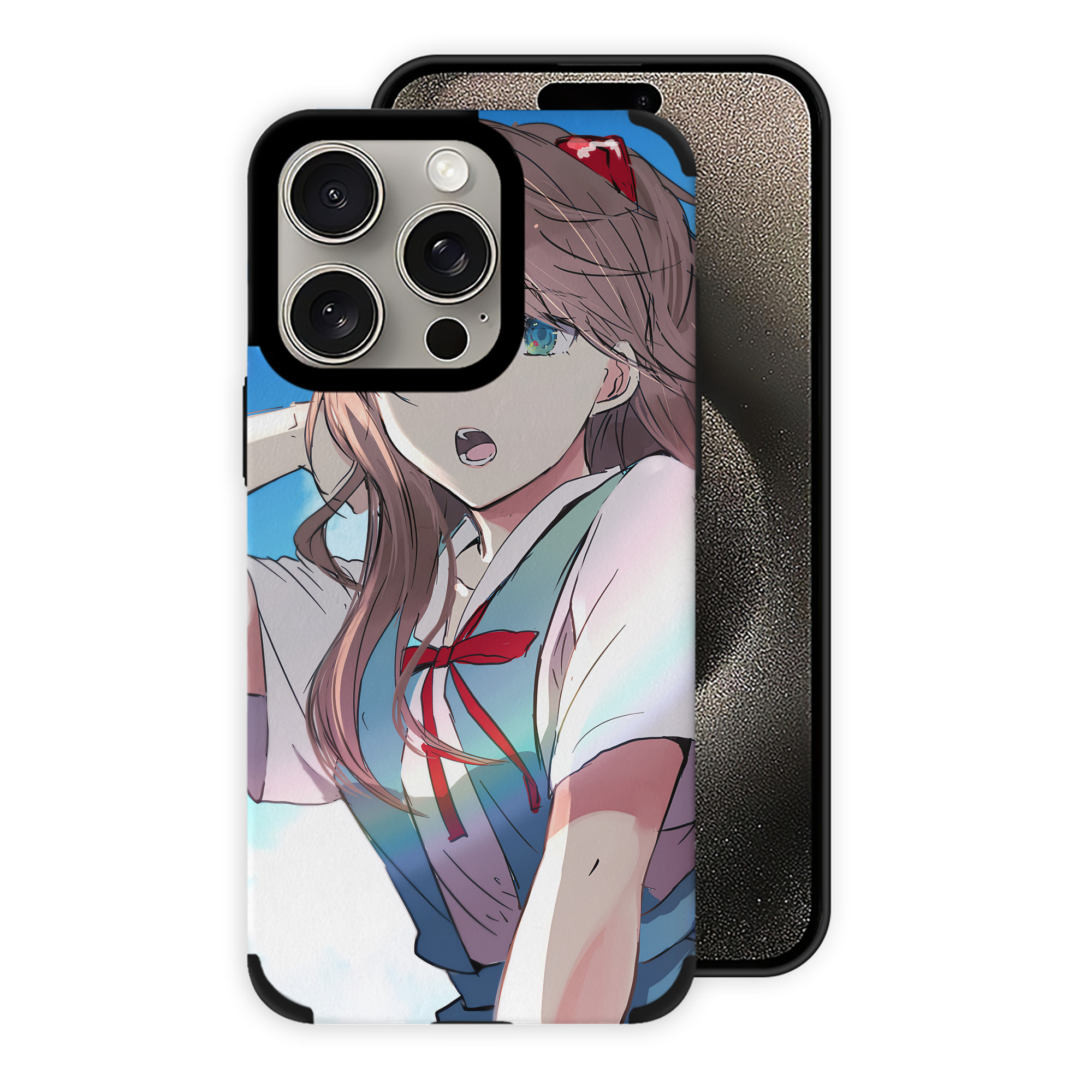 （画像用） EVA 新世紀エヴァンゲリオン 【iPhone15ProMax対応】 PUレザー スマホケース 耐衝撃＆黄変防止