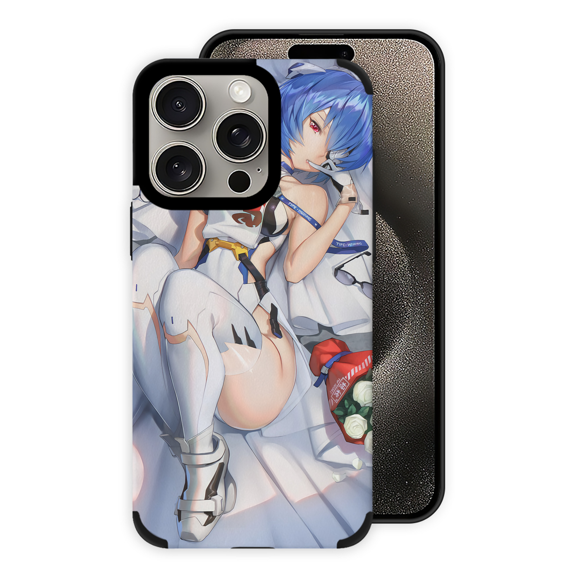 （画像用） EVA 新世紀エヴァンゲリオン 【iPhone15ProMax対応】 PUレザー スマホケース 耐衝撃＆黄変防止
