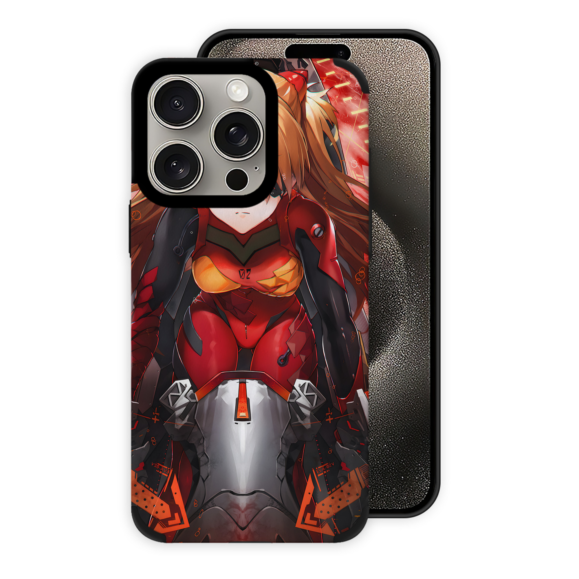 （画像用） EVA 新世紀エヴァンゲリオン 【iPhone15ProMax対応】 PUレザー スマホケース 耐衝撃＆黄変防止