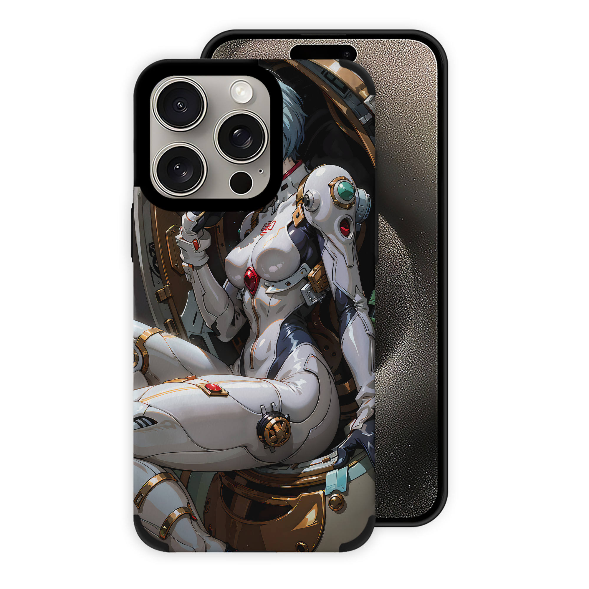 （画像用） EVA 新世紀エヴァンゲリオン 【iPhone15ProMax対応】 PUレザー スマホケース 耐衝撃＆黄変防止