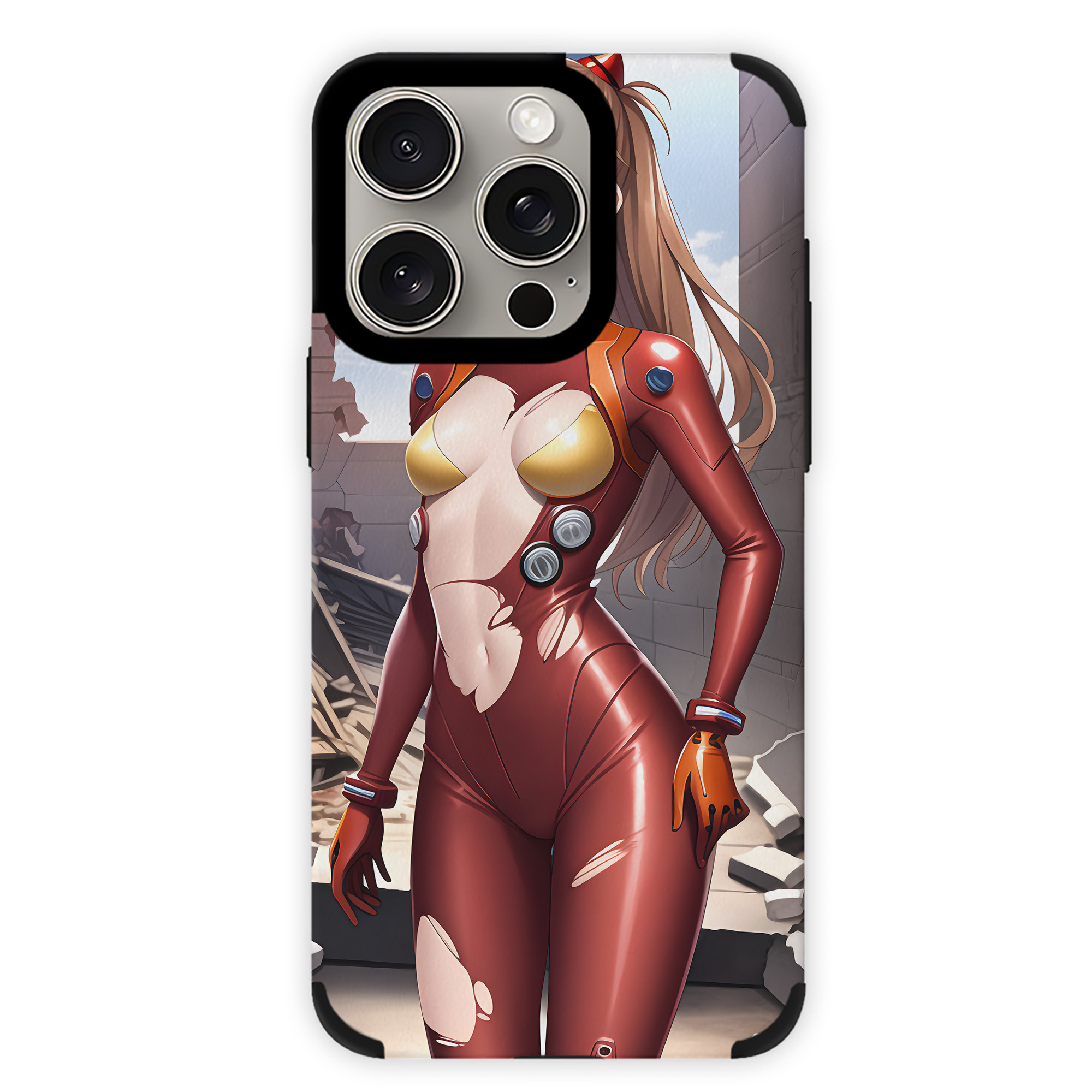 （画像用） EVA 新世紀エヴァンゲリオン 【iPhone15ProMax対応】 PUレザー スマホケース 耐衝撃＆黄変防止