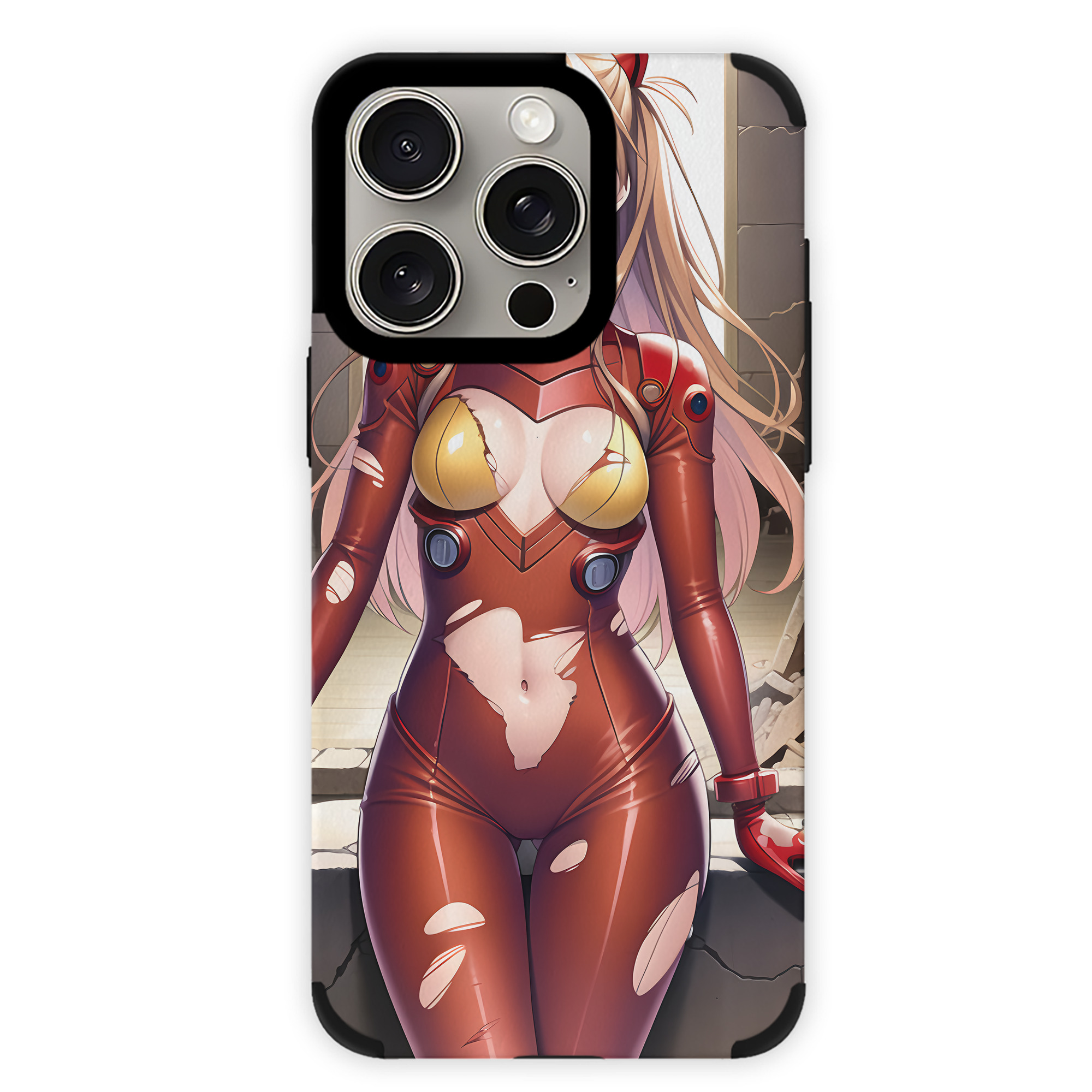 （画像用） EVA 新世紀エヴァンゲリオン 【iPhone15ProMax対応】 PUレザー スマホケース 耐衝撃＆黄変防止