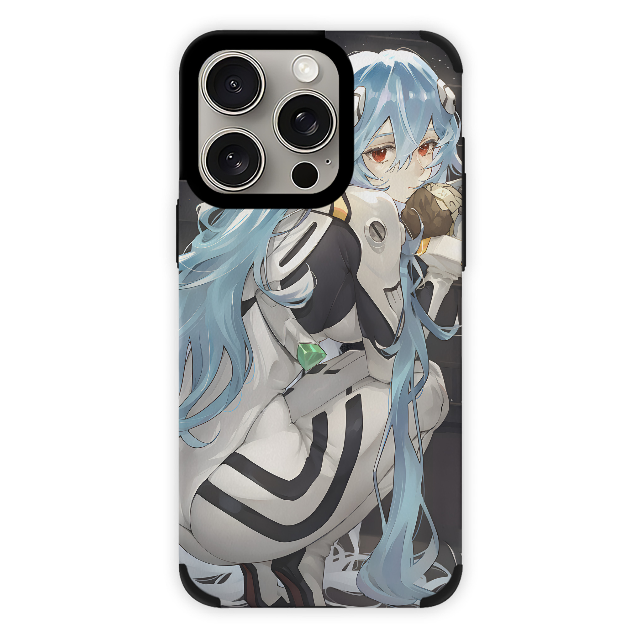 （画像用） EVA 新世紀エヴァンゲリオン 【iPhone15ProMax対応】 PUレザー スマホケース 耐衝撃＆黄変防止