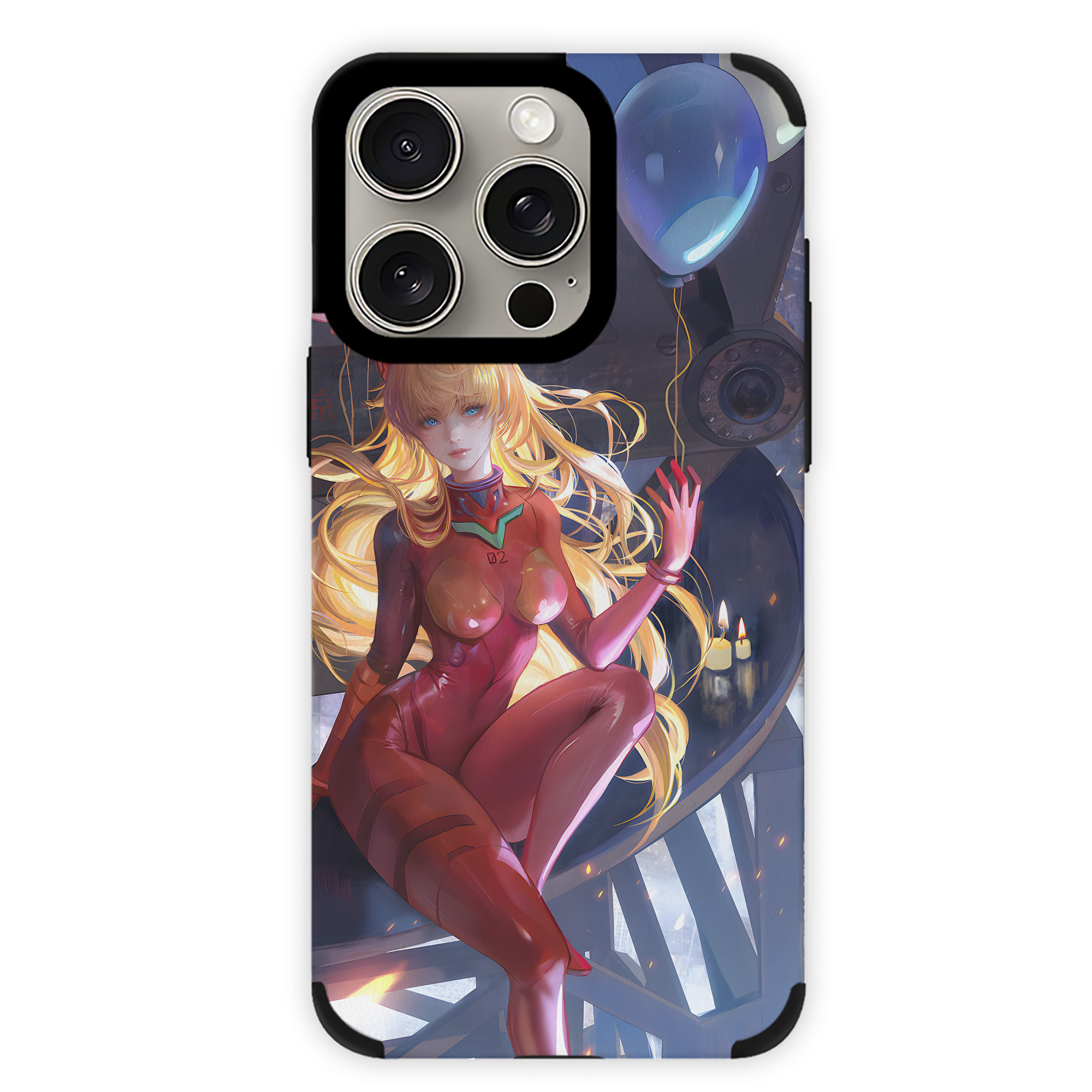 （画像用） EVA 新世紀エヴァンゲリオン 【iPhone15ProMax対応】 PUレザー スマホケース 耐衝撃＆黄変防止