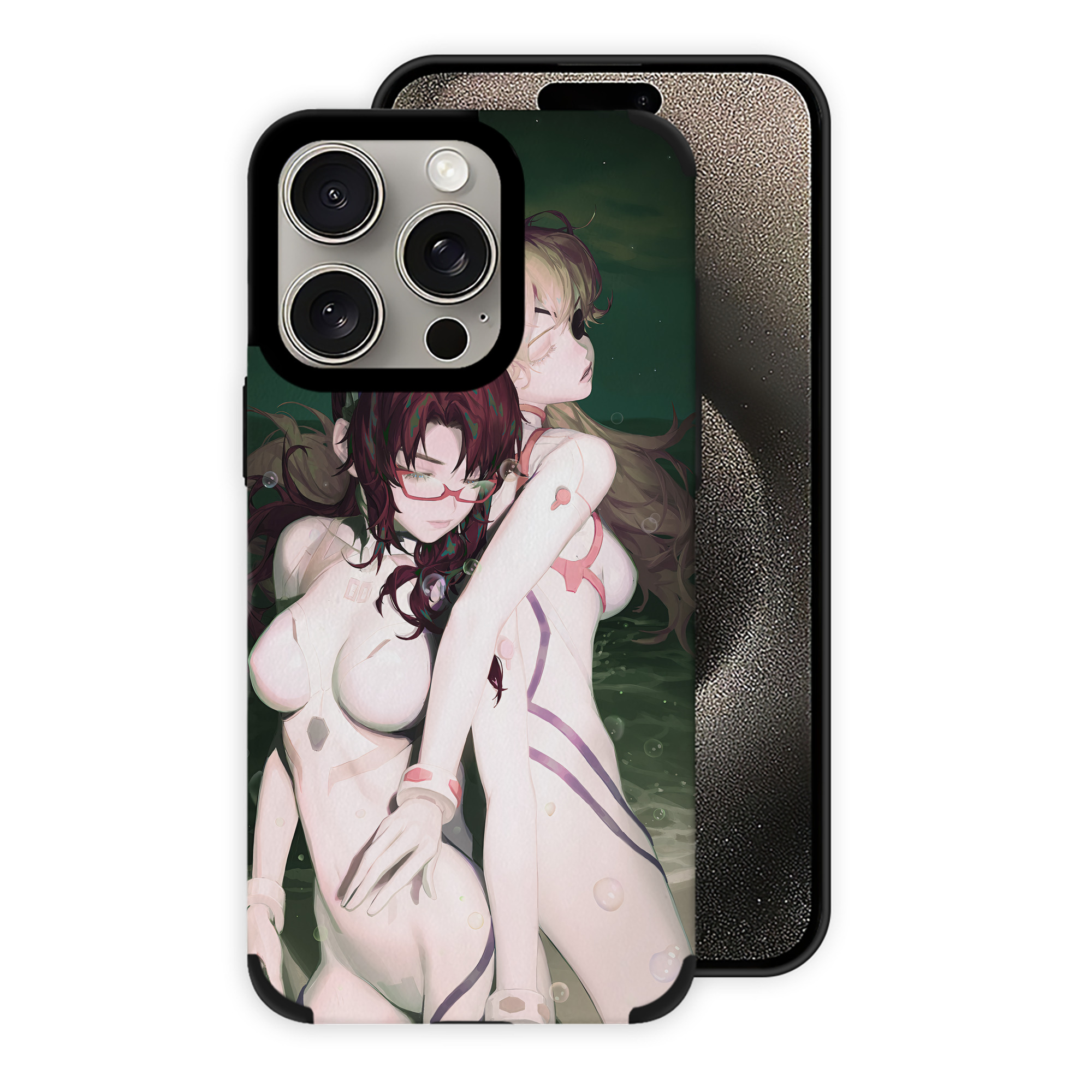 （画像用） EVA 新世紀エヴァンゲリオン 【iPhone15ProMax対応】 PUレザー スマホケース 耐衝撃＆黄変防止