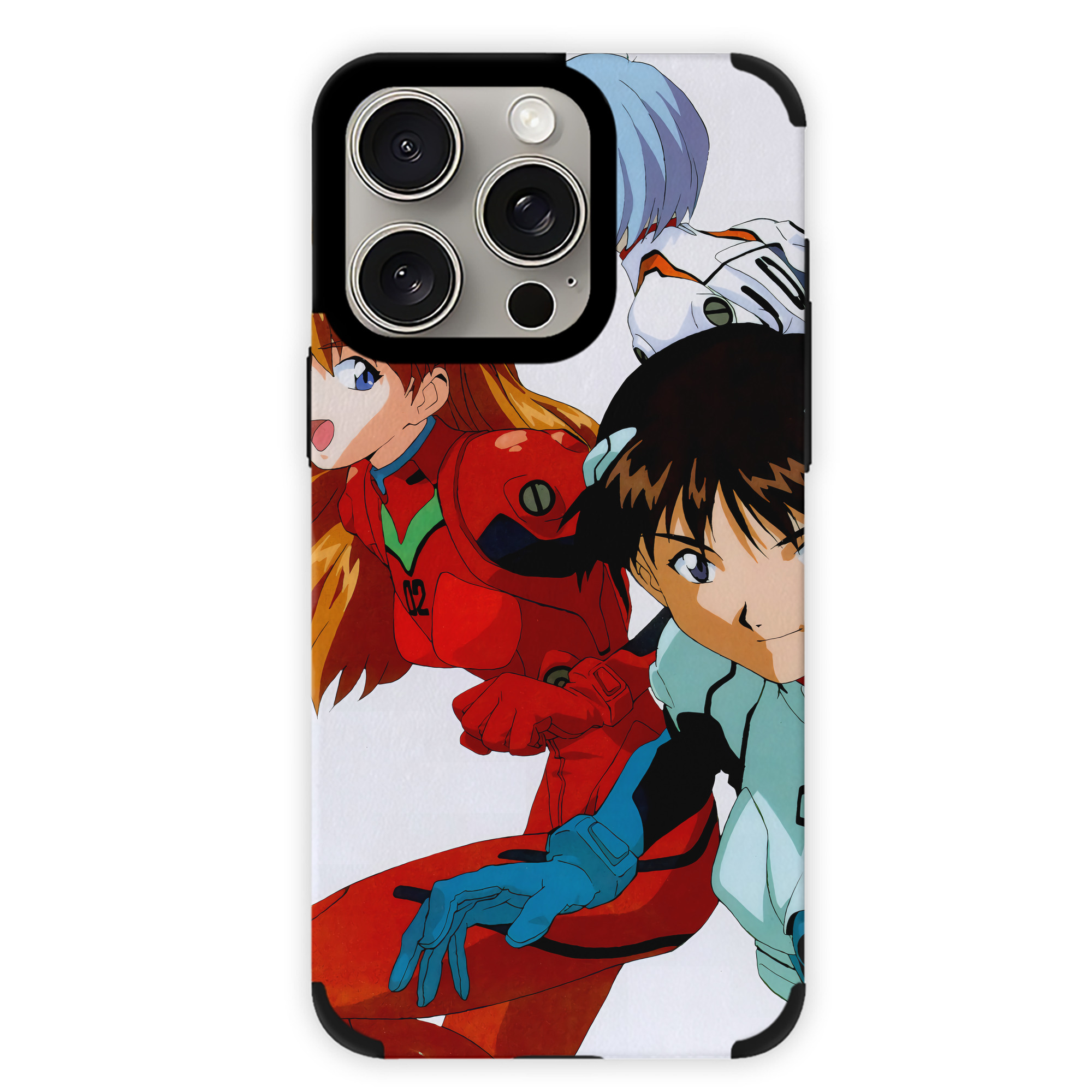 （画像用） EVA 新世紀エヴァンゲリオン 【iPhone15ProMax対応】 PUレザー スマホケース 耐衝撃＆黄変防止
