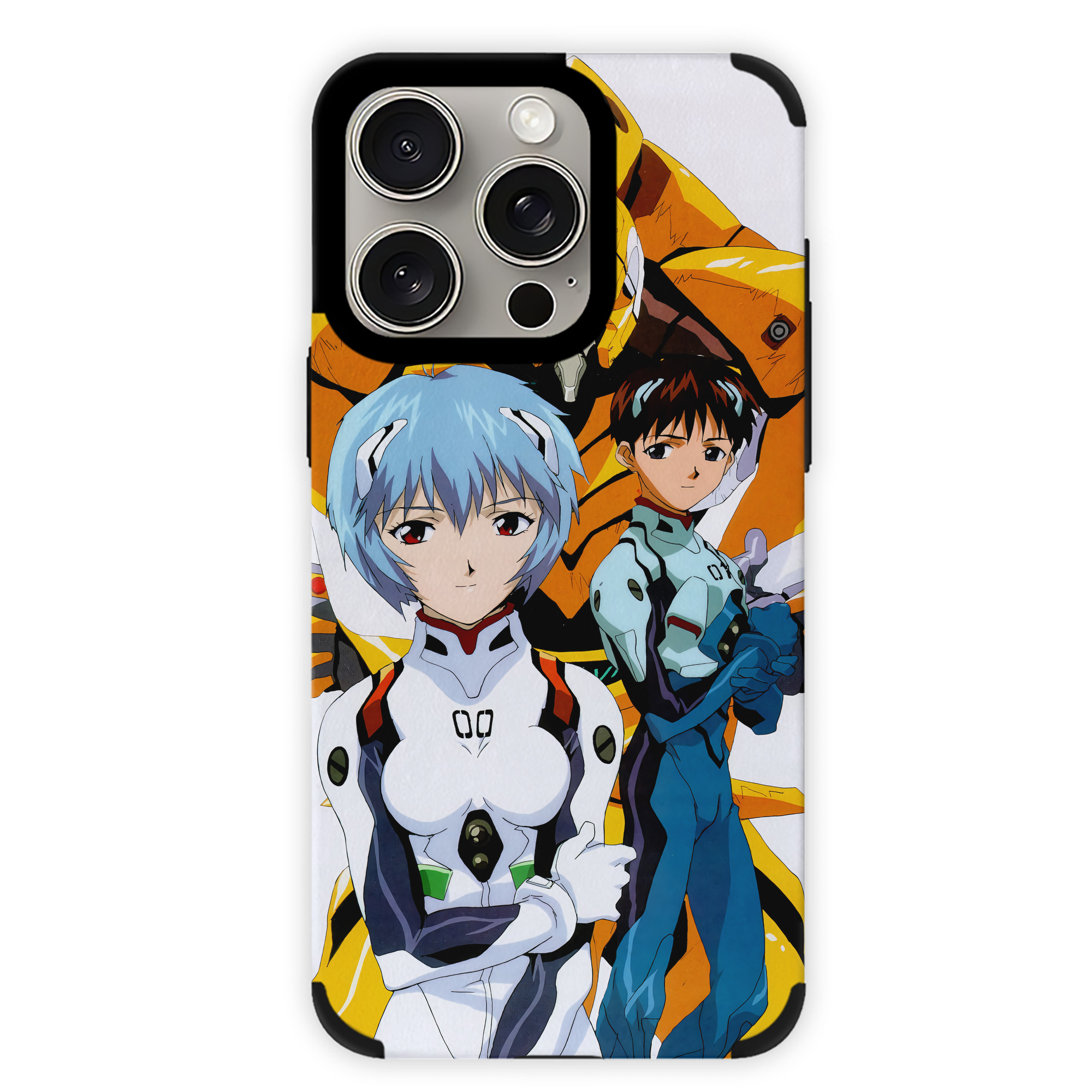 （画像用） EVA 新世紀エヴァンゲリオン 【iPhone15ProMax対応】 PUレザー スマホケース 耐衝撃＆黄変防止