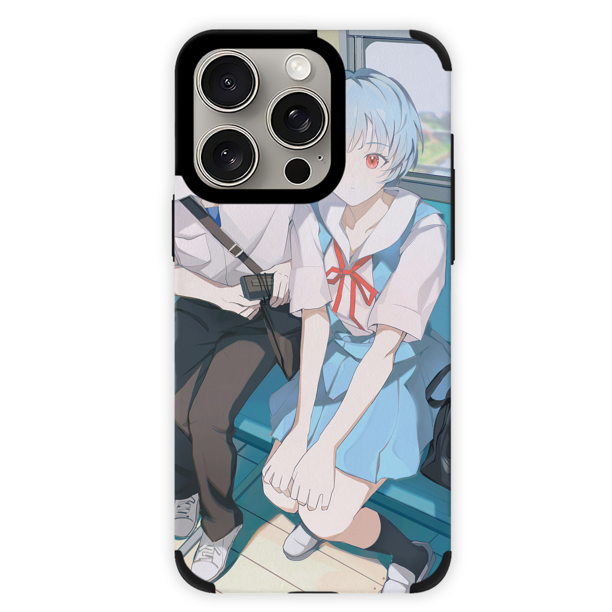 （画像用） EVA 新世紀エヴァンゲリオン 【iPhone15ProMax対応】 PUレザー スマホケース 耐衝撃＆黄変防止