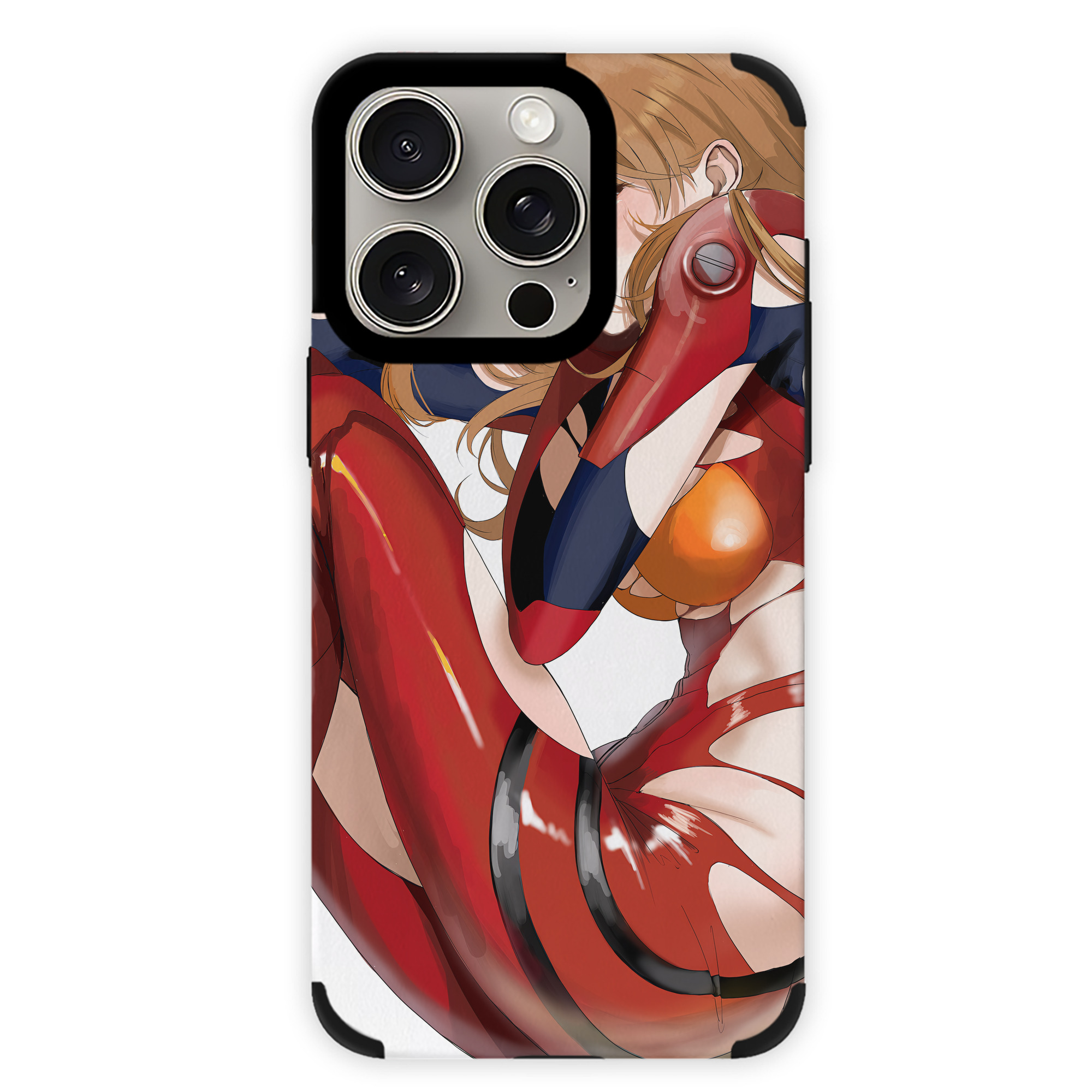 （画像用） EVA 新世紀エヴァンゲリオン 【iPhone15ProMax対応】 PUレザー スマホケース 耐衝撃＆黄変防止