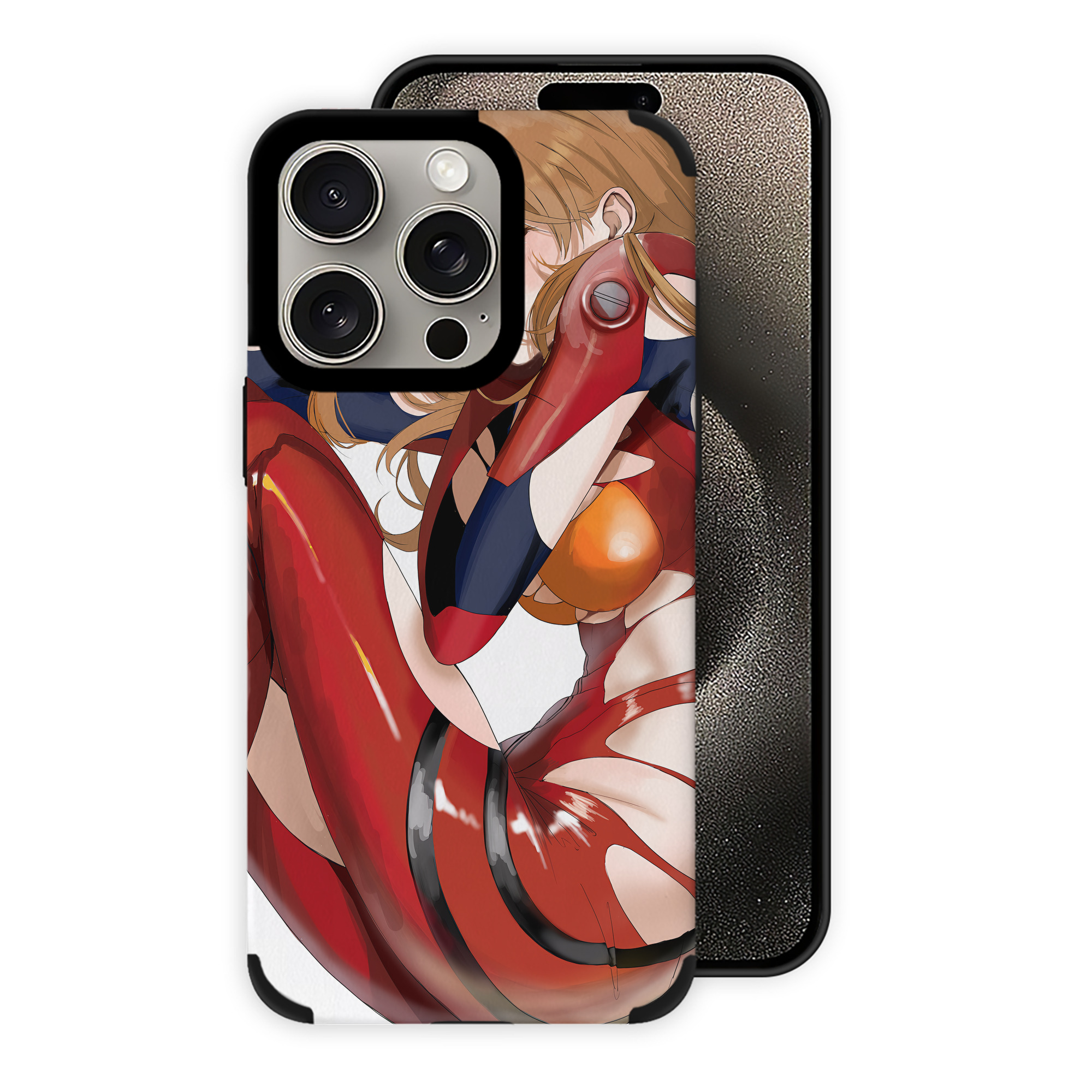 （画像用） EVA 新世紀エヴァンゲリオン 【iPhone15ProMax対応】 PUレザー スマホケース 耐衝撃＆黄変防止