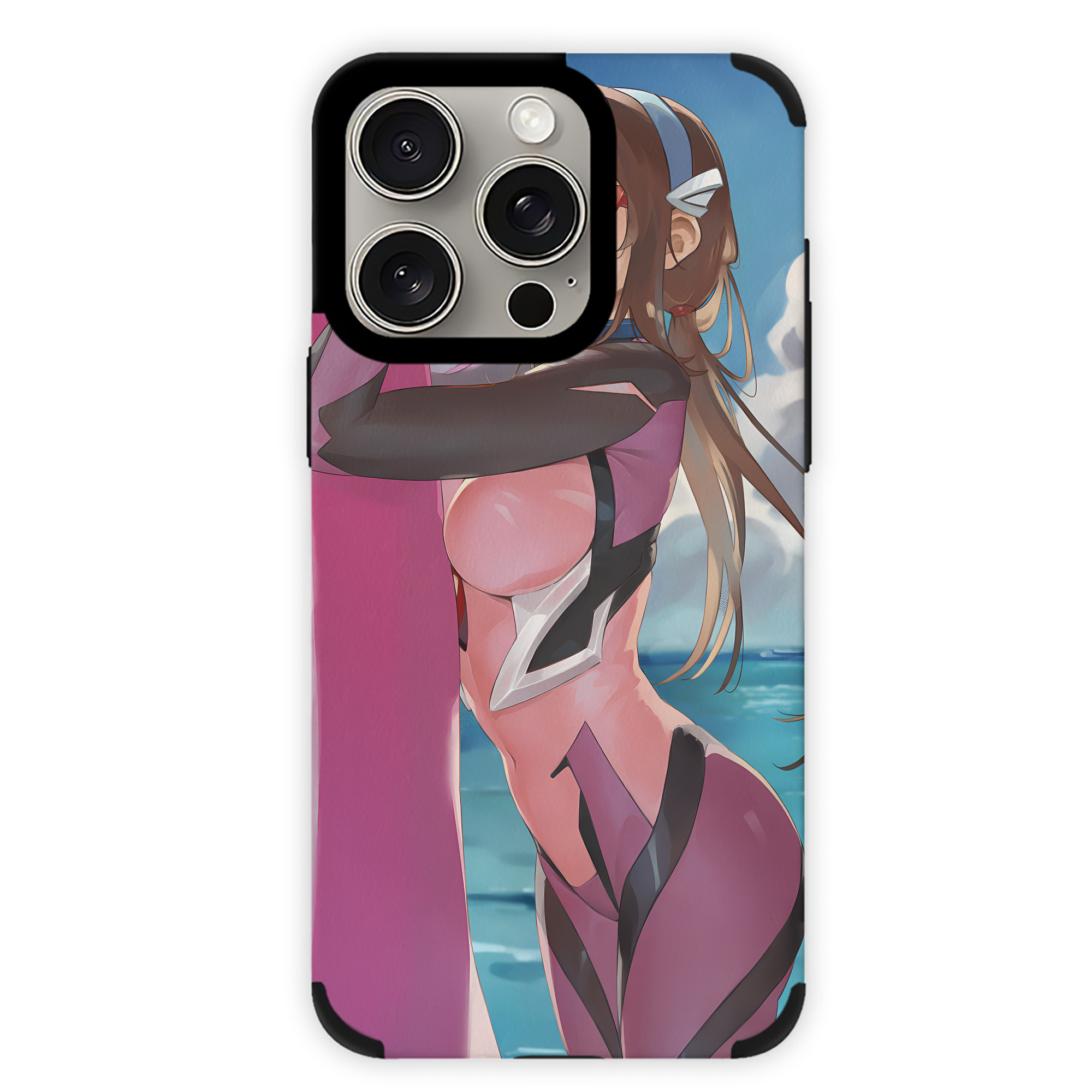 （画像用） EVA 新世紀エヴァンゲリオン 【iPhone15ProMax対応】 PUレザー スマホケース 耐衝撃＆黄変防止