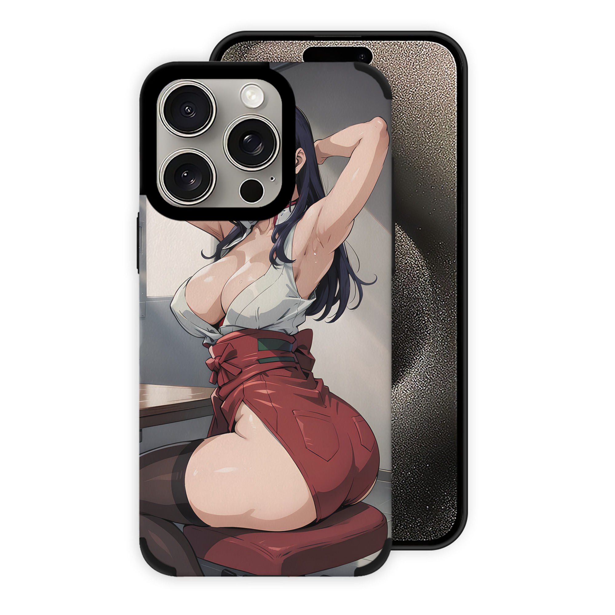 （画像用） EVA 新世紀エヴァンゲリオン 【iPhone15ProMax対応】 PUレザー スマホケース 耐衝撃＆黄変防止