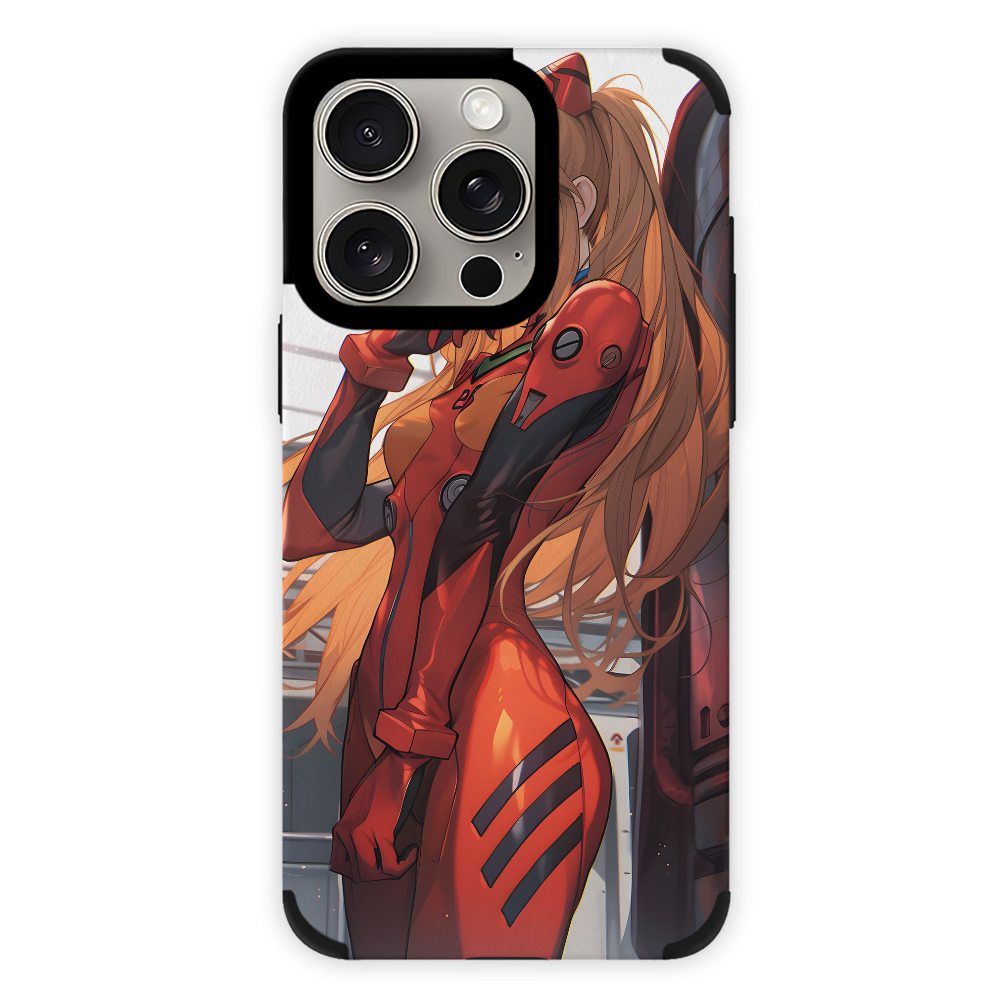 （画像用） EVA 新世紀エヴァンゲリオン 【iPhone15ProMax対応】 PUレザー スマホケース 耐衝撃＆黄変防止