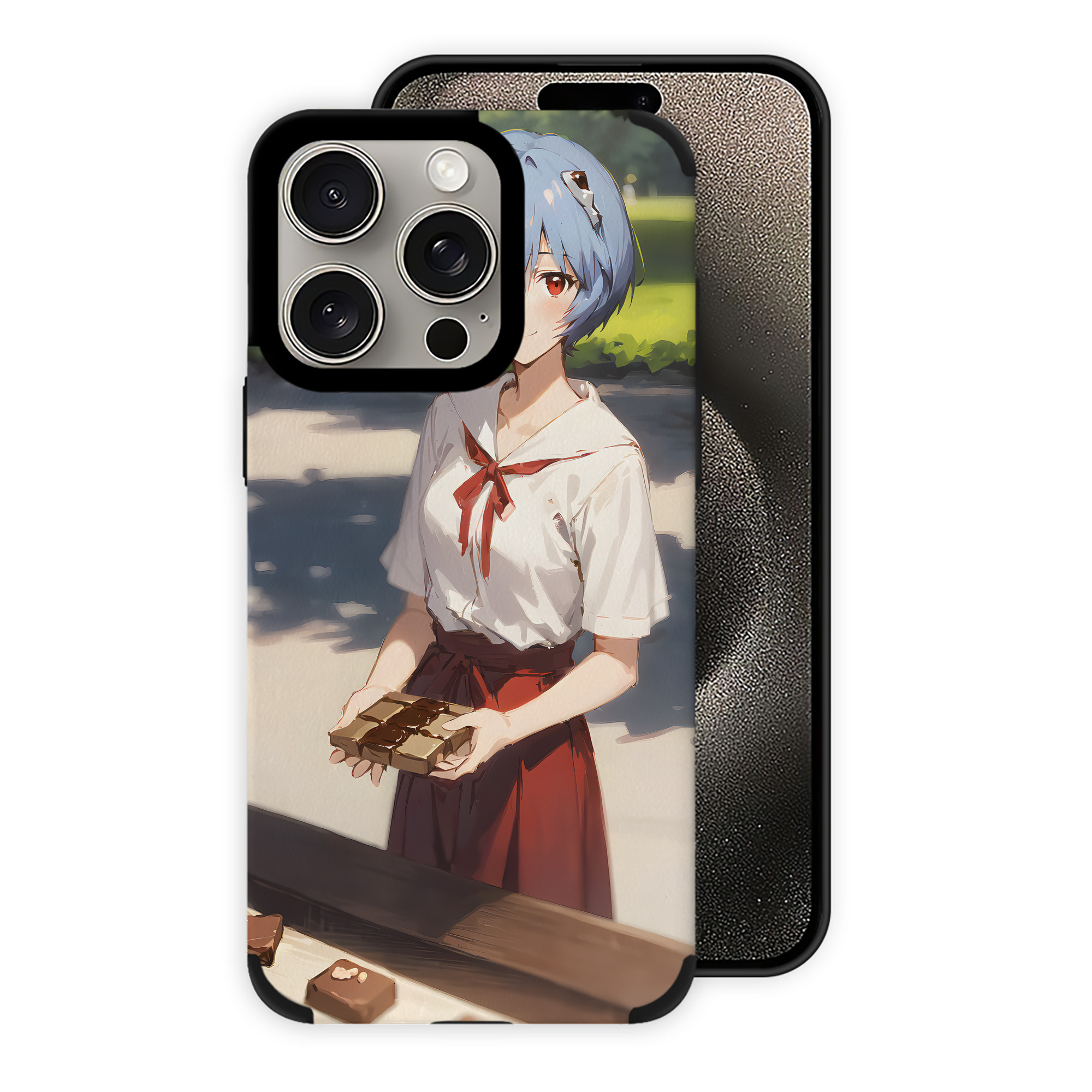 （画像用） EVA 新世紀エヴァンゲリオン 【iPhone15ProMax対応】 PUレザー スマホケース 耐衝撃＆黄変防止