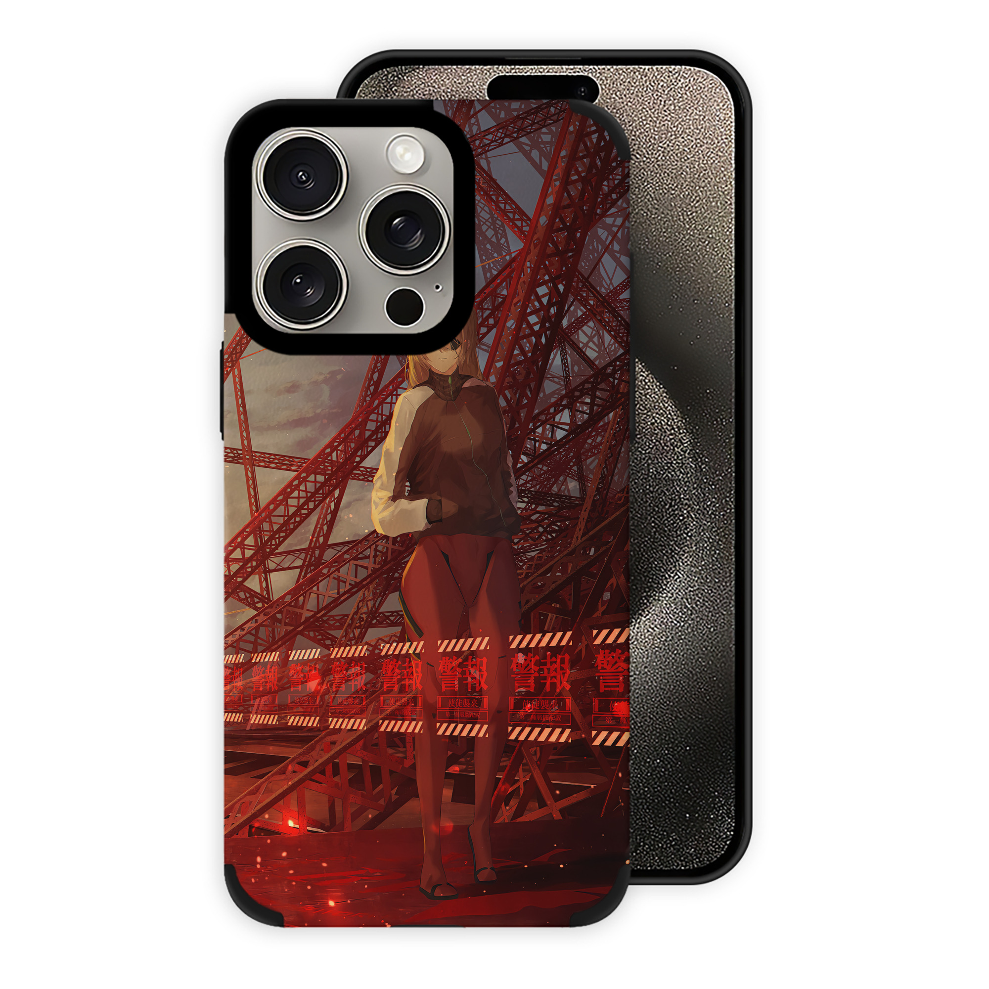 （画像用） EVA 新世紀エヴァンゲリオン 【iPhone15ProMax対応】 PUレザー スマホケース 耐衝撃＆黄変防止