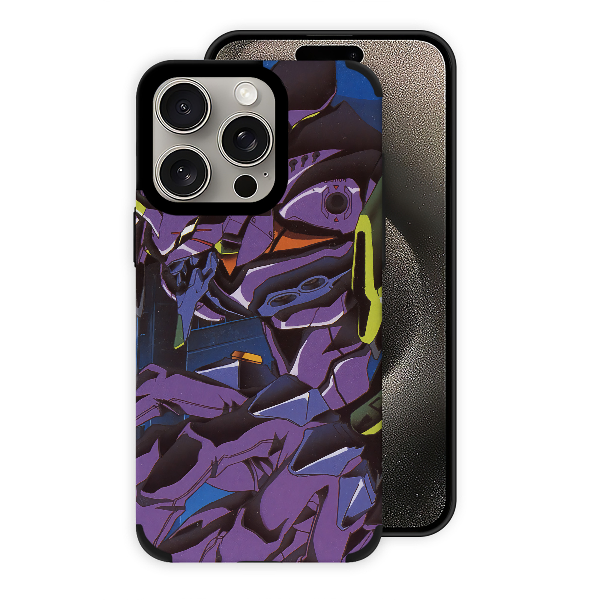 （画像用） EVA 新世紀エヴァンゲリオン 【iPhone15ProMax対応】 PUレザー スマホケース 耐衝撃＆黄変防止