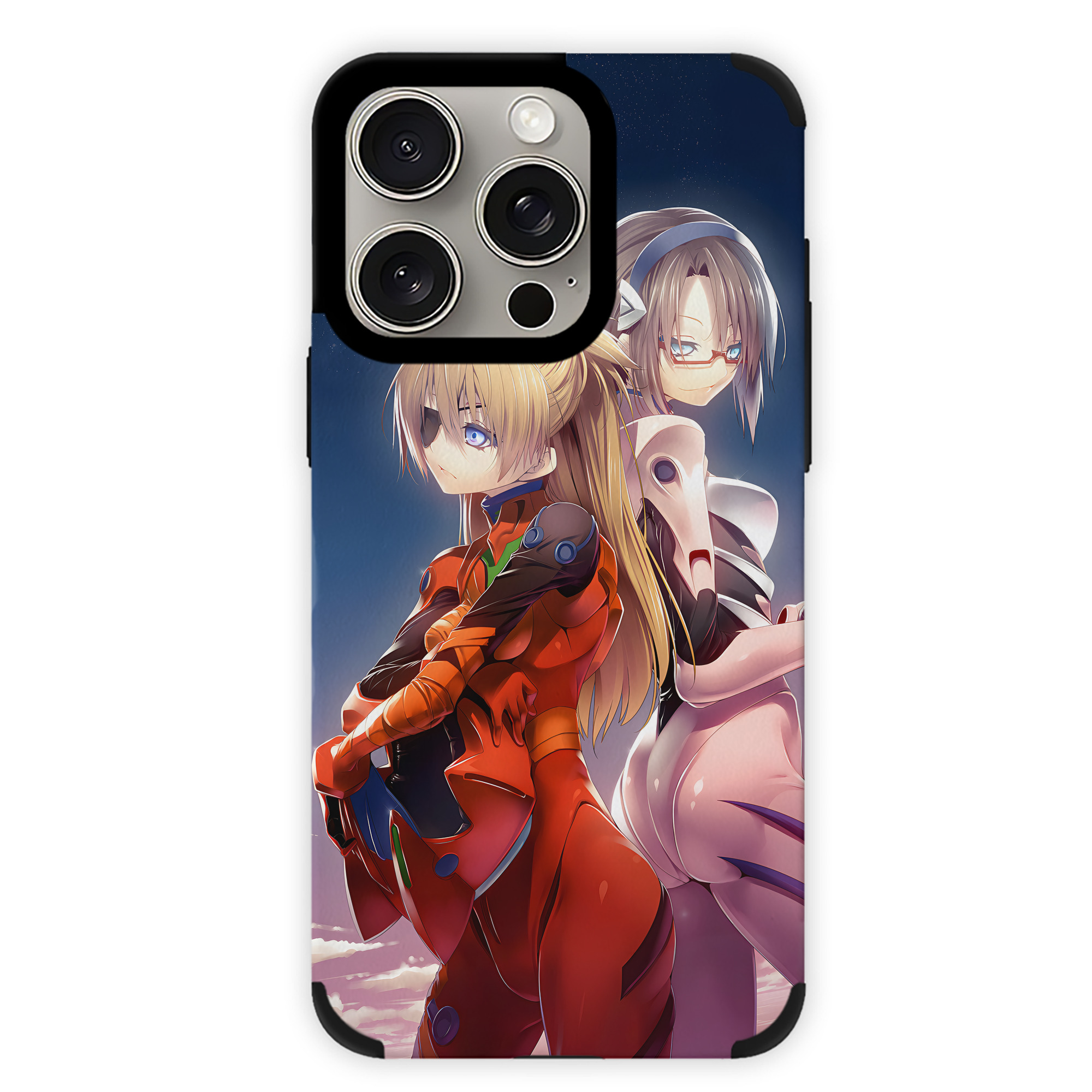 （画像用） EVA 新世紀エヴァンゲリオン 【iPhone15ProMax対応】 PUレザー スマホケース 耐衝撃＆黄変防止