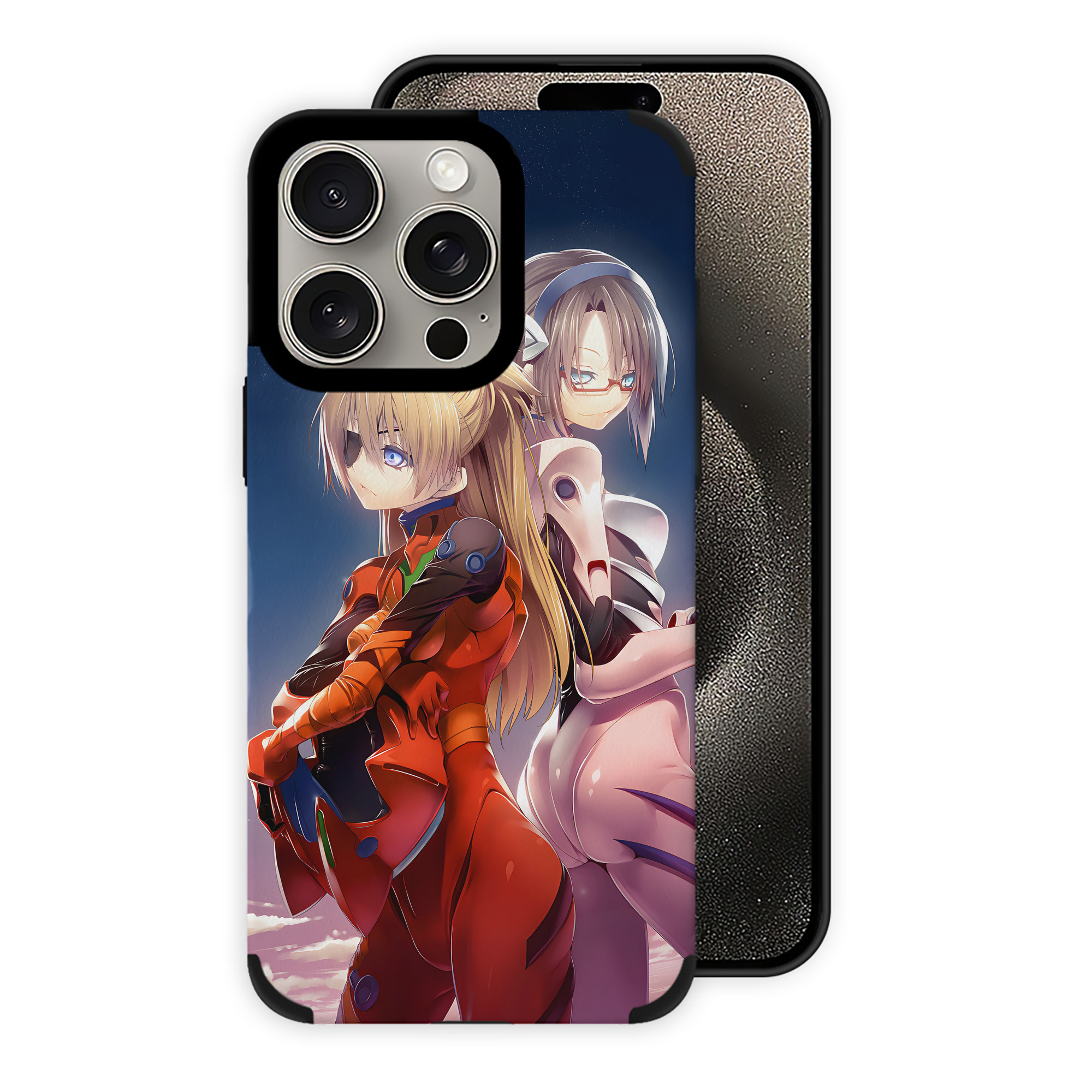 （画像用） EVA 新世紀エヴァンゲリオン 【iPhone15ProMax対応】 PUレザー スマホケース 耐衝撃＆黄変防止