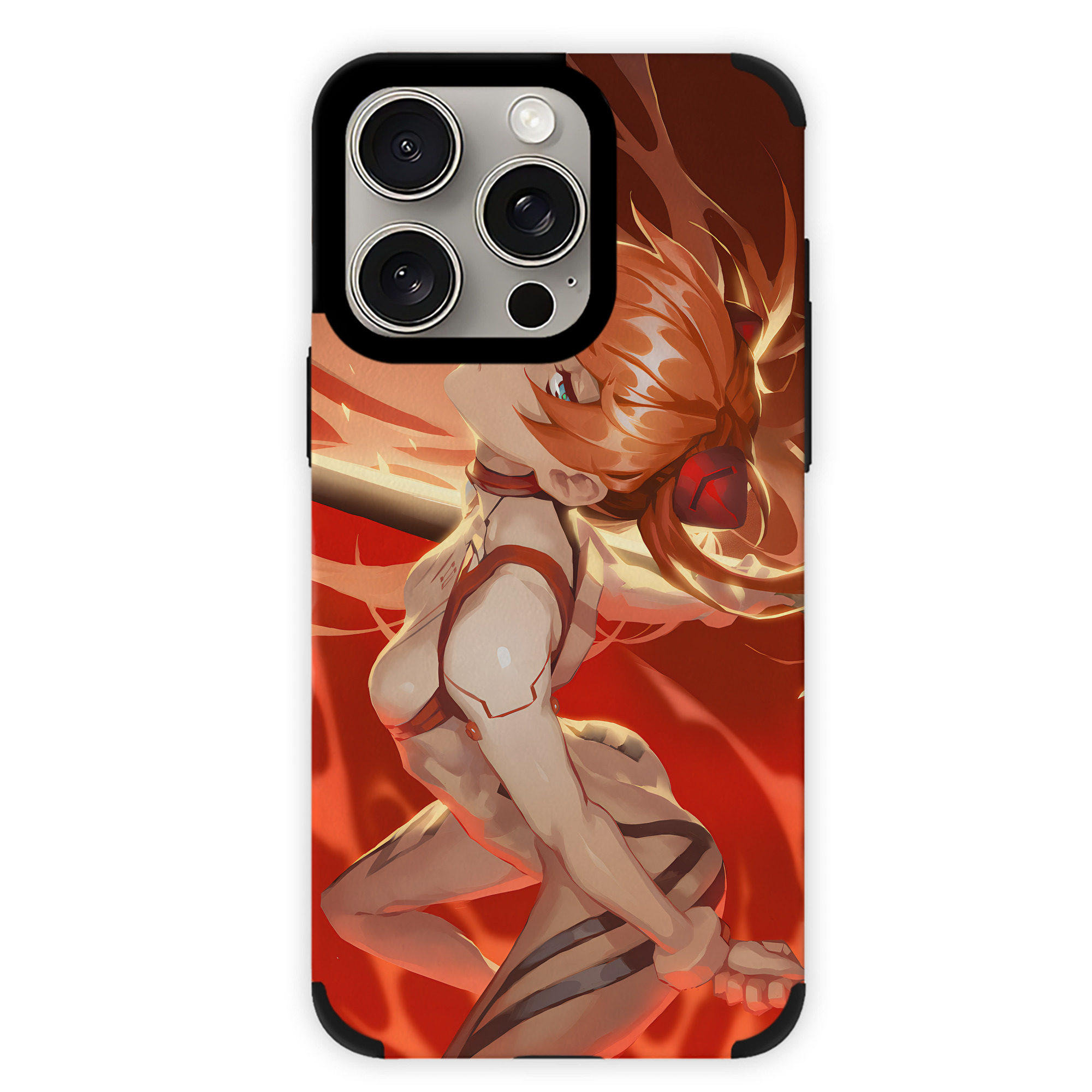 （画像用） EVA 新世紀エヴァンゲリオン 【iPhone15ProMax対応】 PUレザー スマホケース 耐衝撃＆黄変防止