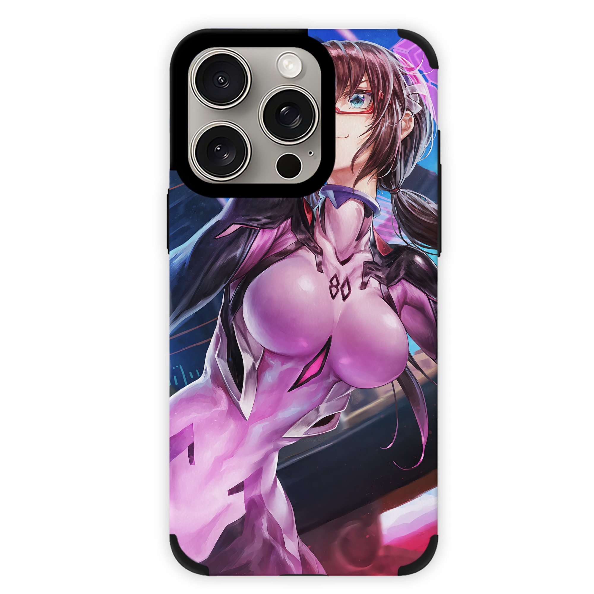 （画像用） EVA 新世紀エヴァンゲリオン 【iPhone15ProMax対応】 PUレザー スマホケース 耐衝撃＆黄変防止