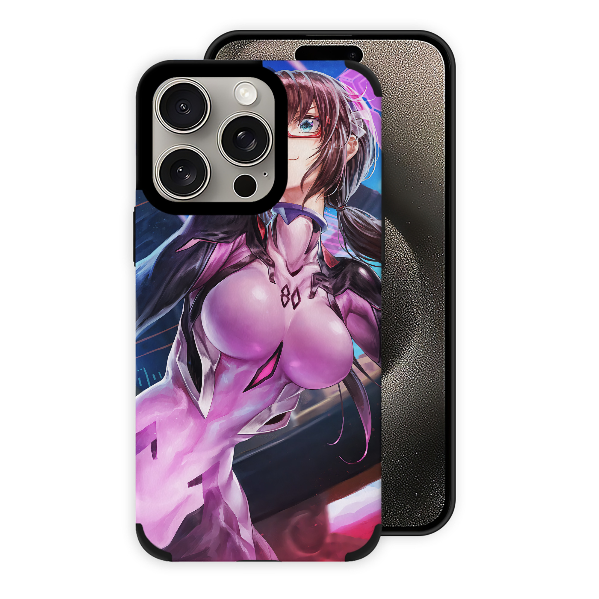 （画像用） EVA 新世紀エヴァンゲリオン 【iPhone15ProMax対応】 PUレザー スマホケース 耐衝撃＆黄変防止