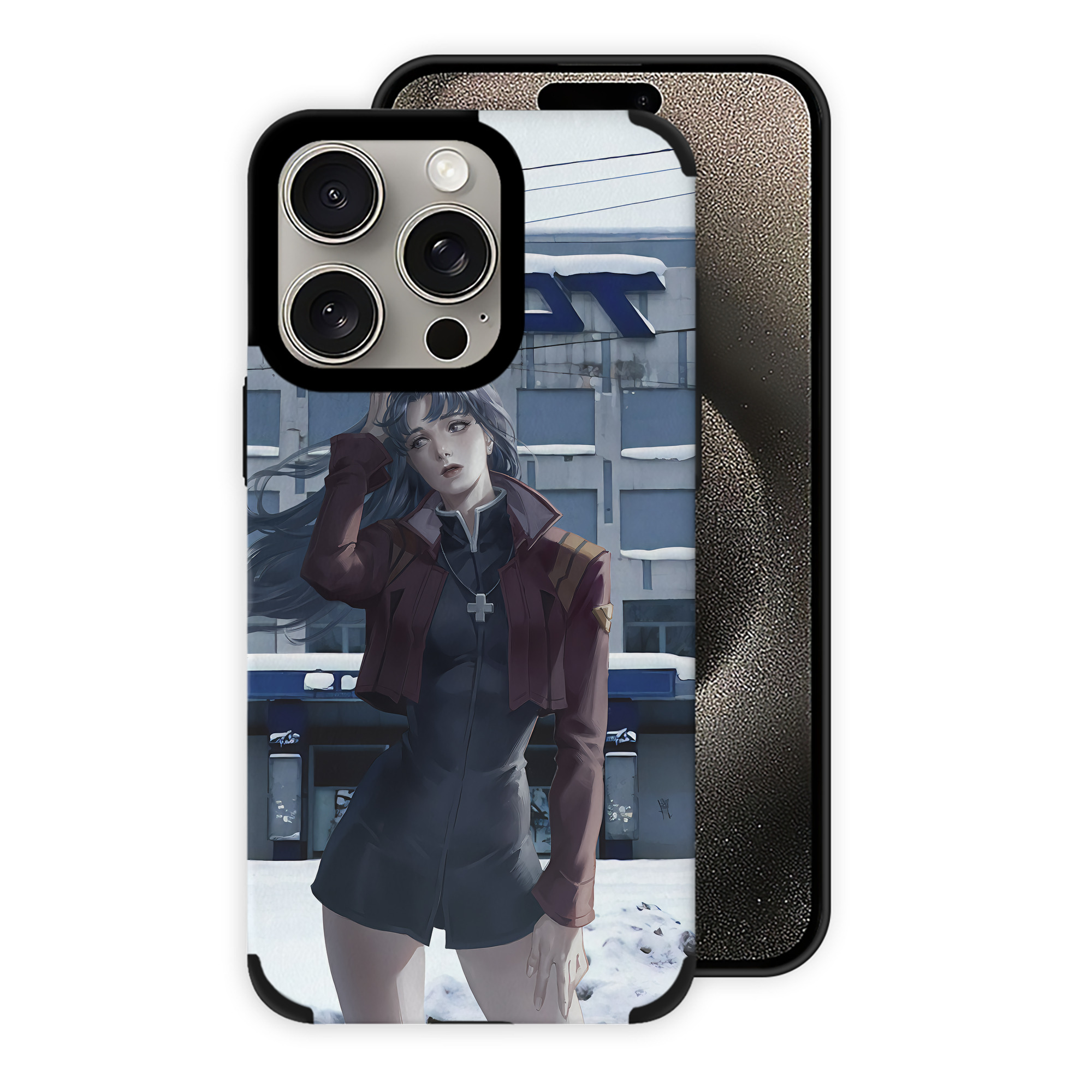 （画像用） EVA 新世紀エヴァンゲリオン 【iPhone15ProMax対応】 PUレザー スマホケース 耐衝撃＆黄変防止