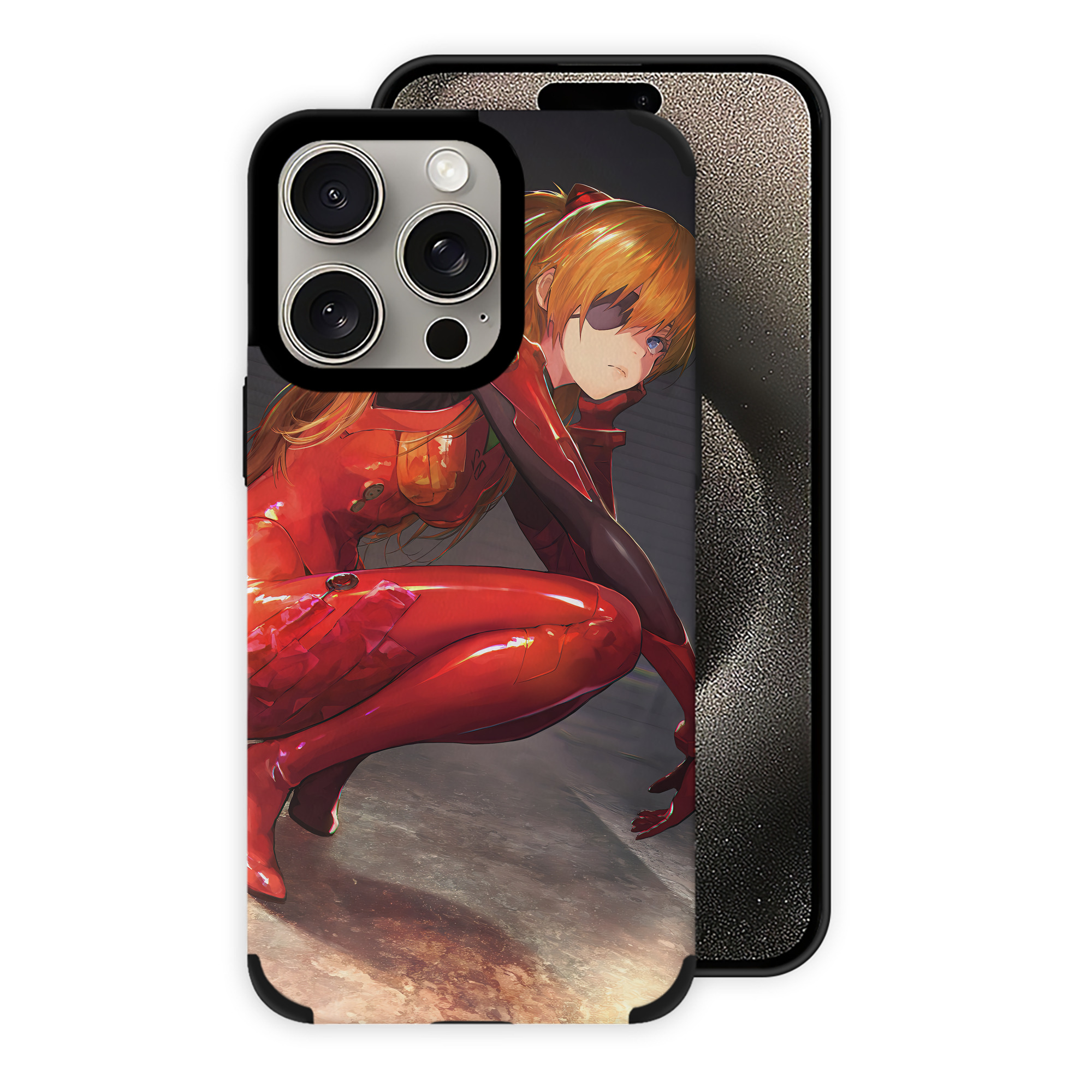 （画像用） EVA 新世紀エヴァンゲリオン 【iPhone15ProMax対応】 PUレザー スマホケース 耐衝撃＆黄変防止