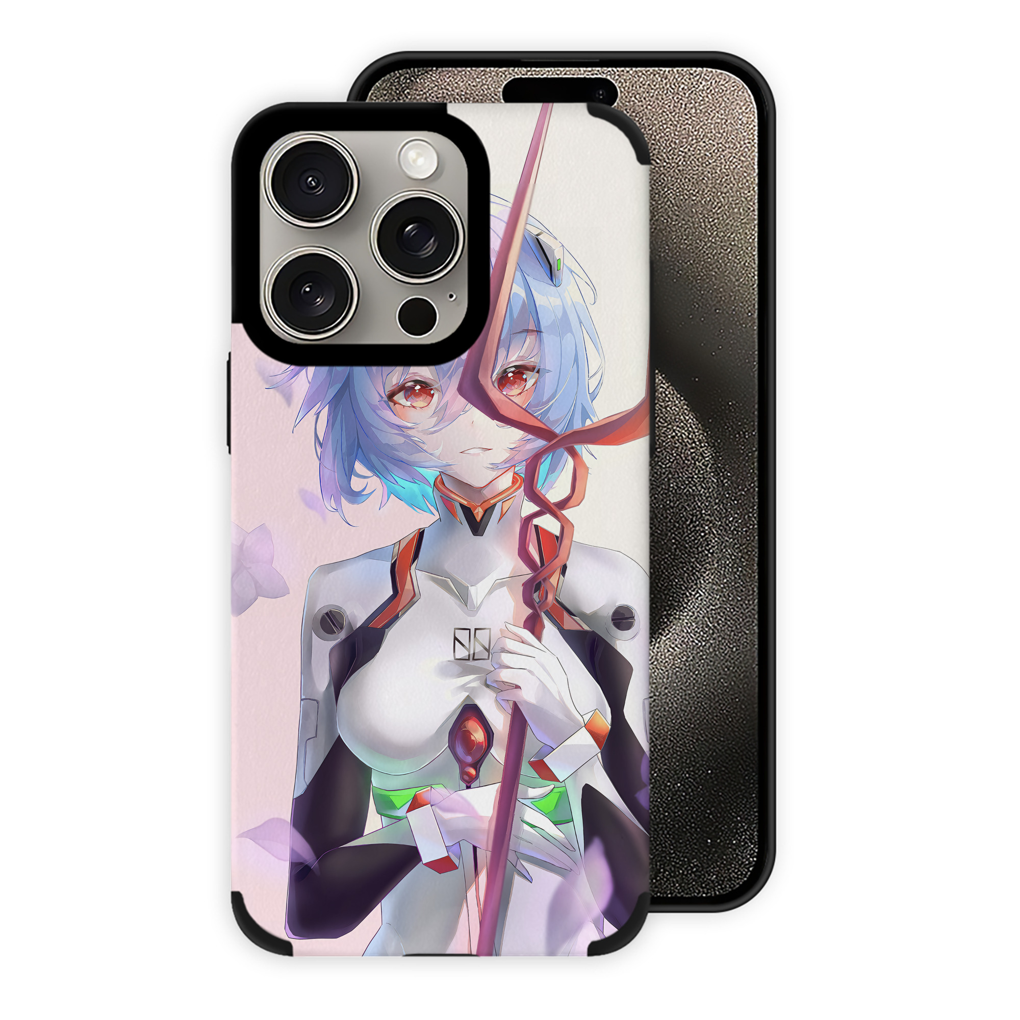 （画像用） EVA 新世紀エヴァンゲリオン 【iPhone15ProMax対応】 PUレザー スマホケース 耐衝撃＆黄変防止