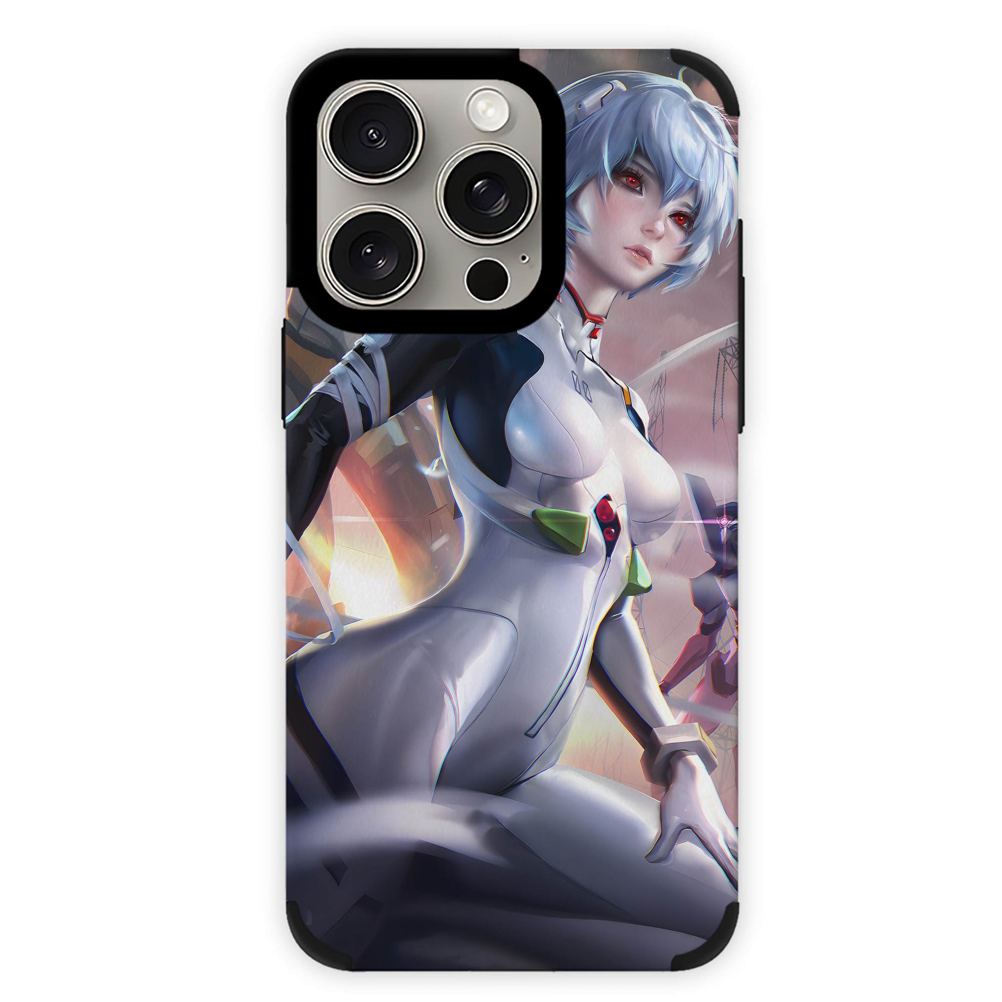 （画像用） EVA 新世紀エヴァンゲリオン 【iPhone15ProMax対応】 PUレザー スマホケース 耐衝撃＆黄変防止