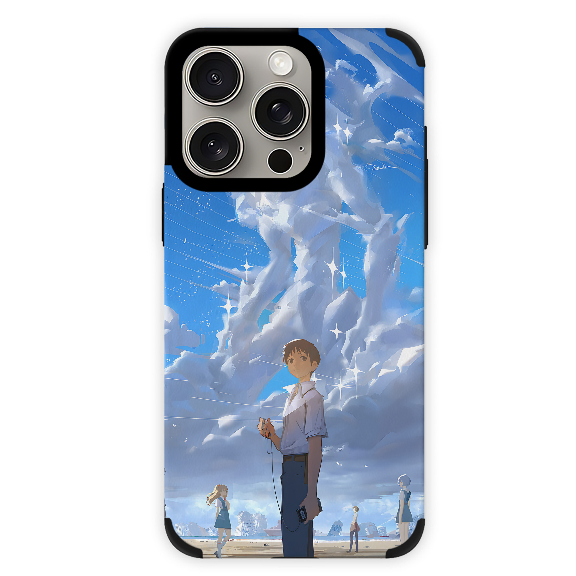 （画像用） EVA 新世紀エヴァンゲリオン 【iPhone15ProMax対応】 PUレザー スマホケース 耐衝撃＆黄変防止