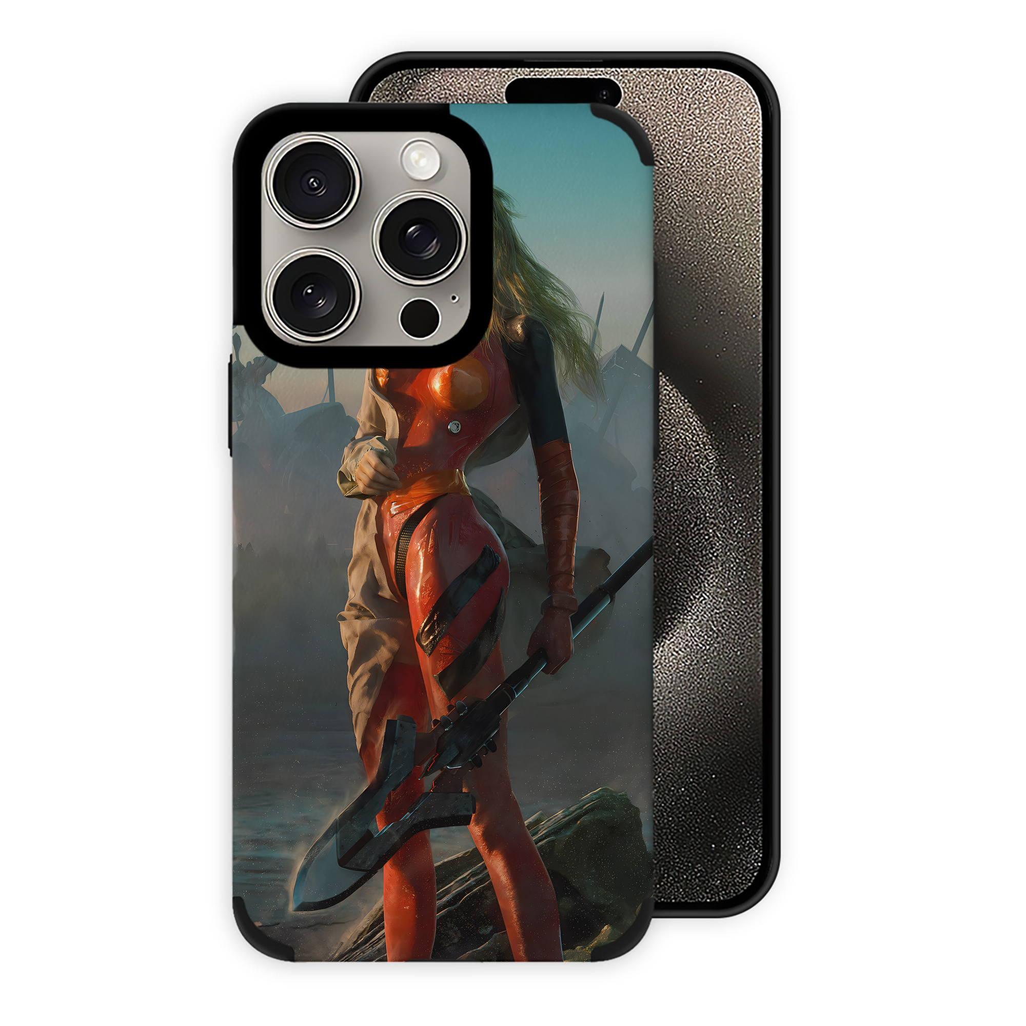 （画像用） EVA 新世紀エヴァンゲリオン 【iPhone15ProMax対応】 PUレザー スマホケース 耐衝撃＆黄変防止
