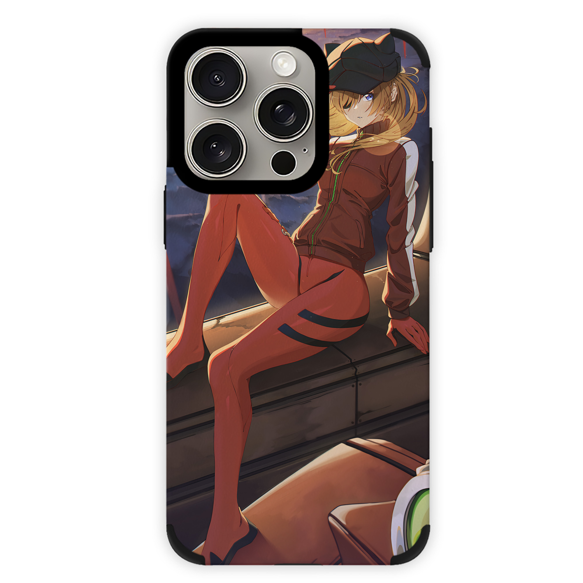 （画像用） EVA 新世紀エヴァンゲリオン 【iPhone15ProMax対応】 PUレザー スマホケース 耐衝撃＆黄変防止