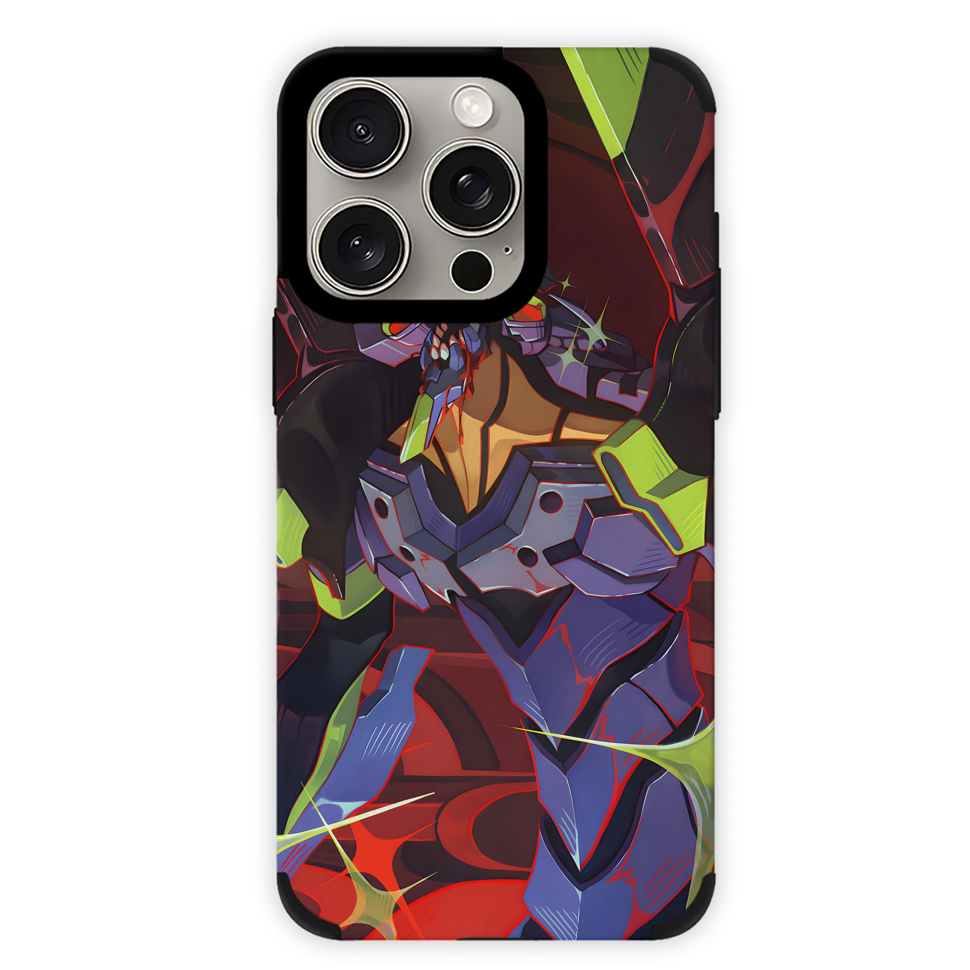 （画像用） EVA 新世紀エヴァンゲリオン 【iPhone15ProMax対応】 PUレザー スマホケース 耐衝撃＆黄変防止