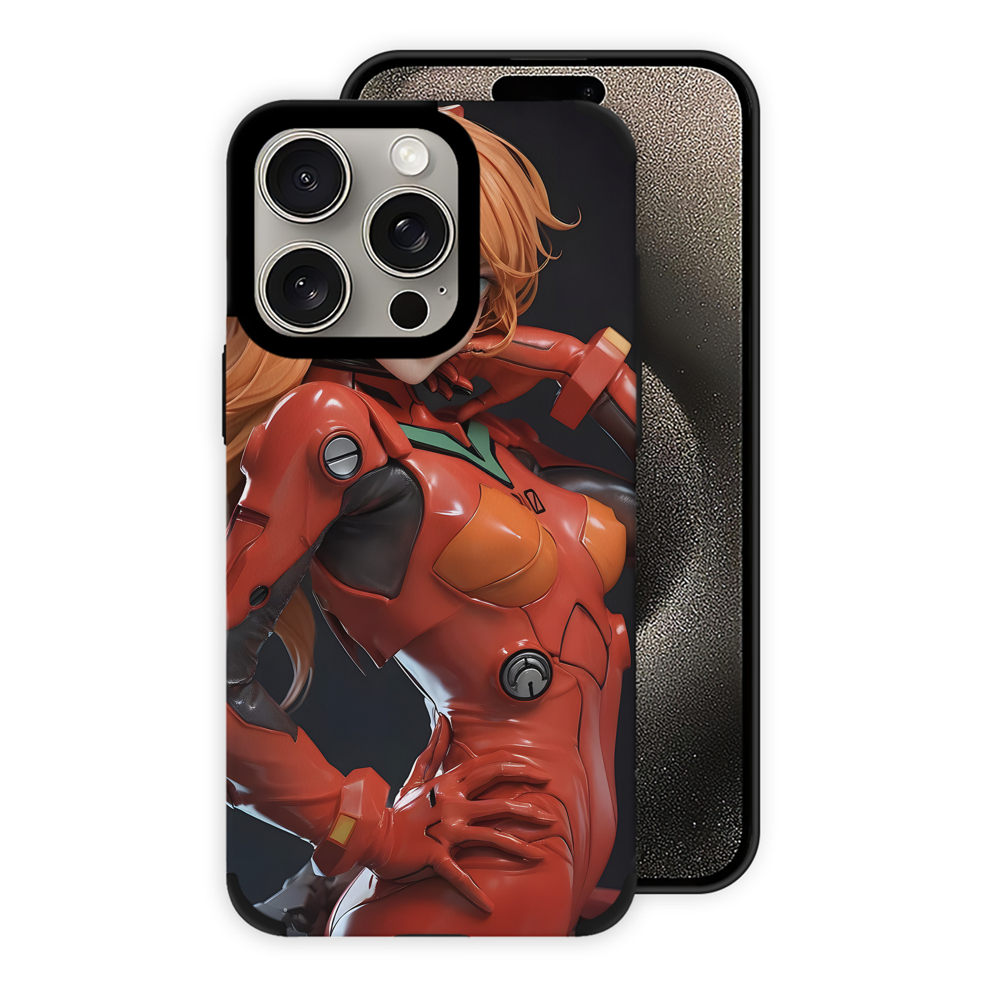 （画像用） EVA 新世紀エヴァンゲリオン 【iPhone15ProMax対応】 PUレザー スマホケース 耐衝撃＆黄変防止