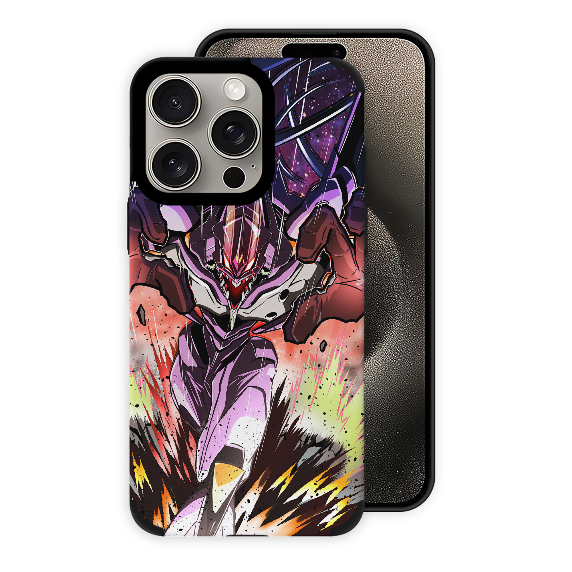 （画像用） EVA 新世紀エヴァンゲリオン 【iPhone15ProMax対応】 PUレザー スマホケース 耐衝撃＆黄変防止