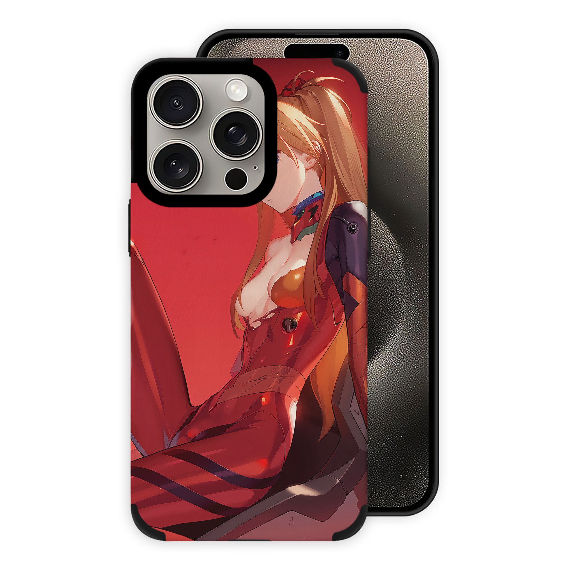 （画像用） EVA 新世紀エヴァンゲリオン 【iPhone15ProMax対応】 PUレザー スマホケース 耐衝撃＆黄変防止