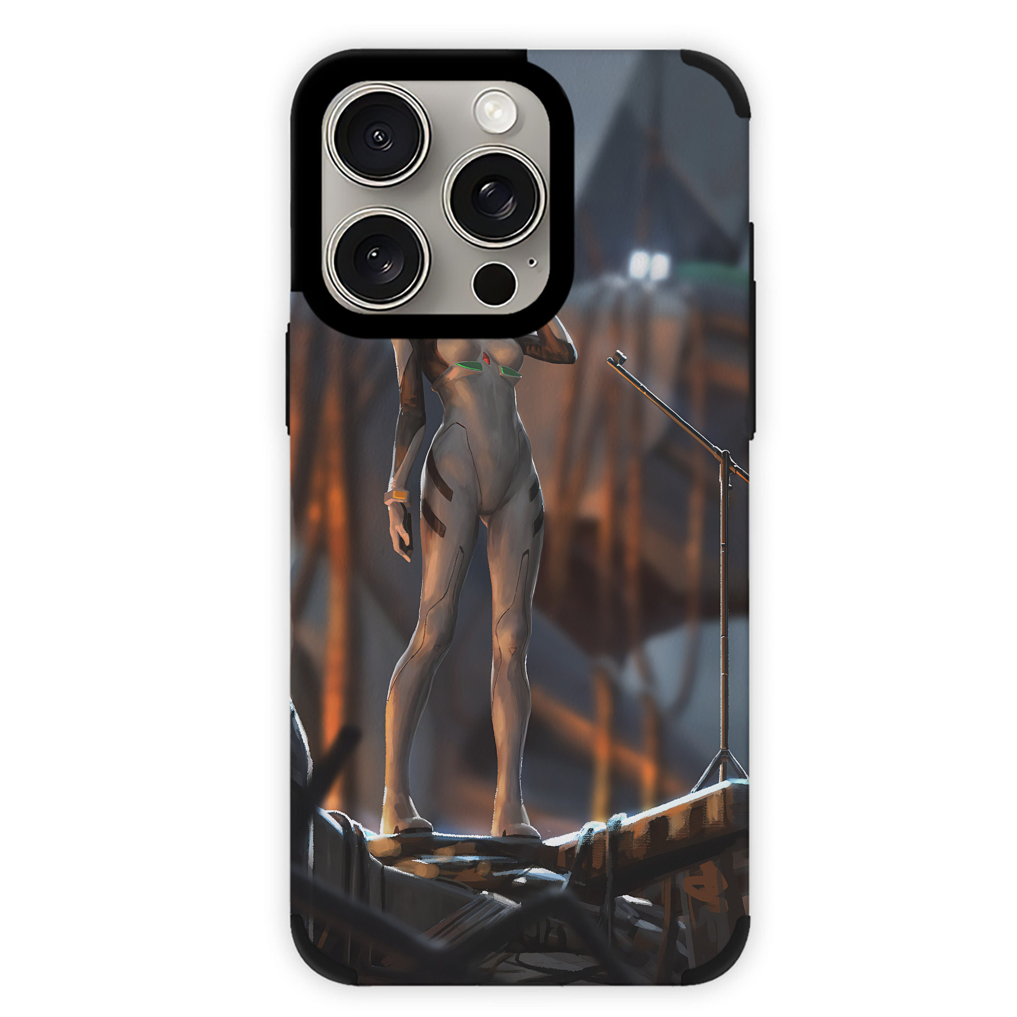 （画像用） EVA 新世紀エヴァンゲリオン 【iPhone15ProMax対応】 PUレザー スマホケース 耐衝撃＆黄変防止