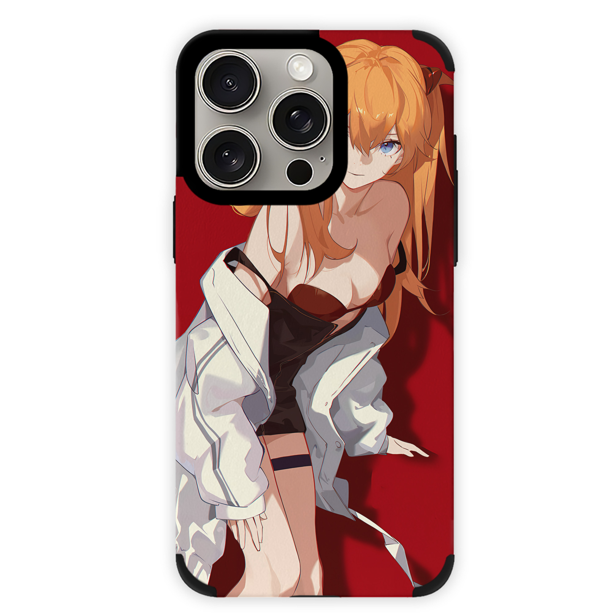 （画像用） EVA 新世紀エヴァンゲリオン 【iPhone15ProMax対応】 PUレザー スマホケース 耐衝撃＆黄変防止