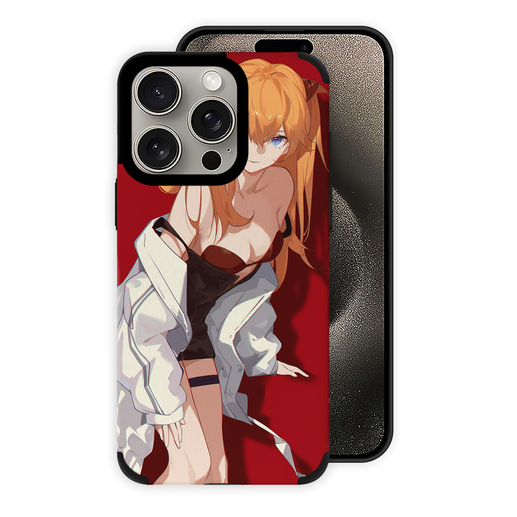 （画像用） EVA 新世紀エヴァンゲリオン 【iPhone15ProMax対応】 PUレザー スマホケース 耐衝撃＆黄変防止