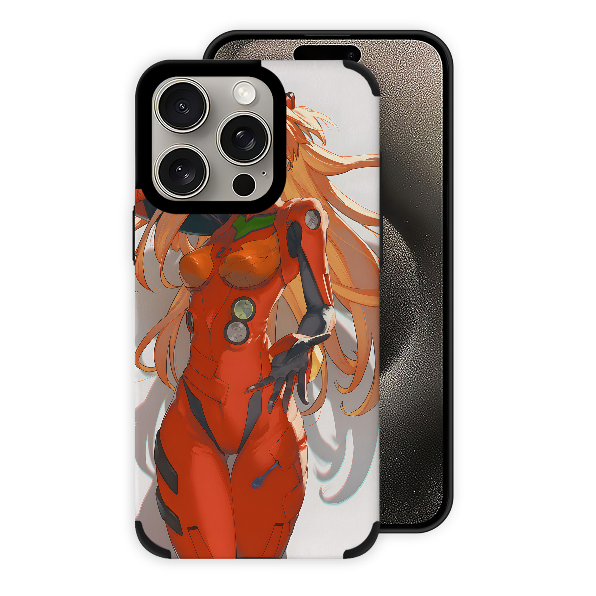（画像用） EVA 新世紀エヴァンゲリオン 【iPhone15ProMax対応】 PUレザー スマホケース 耐衝撃＆黄変防止