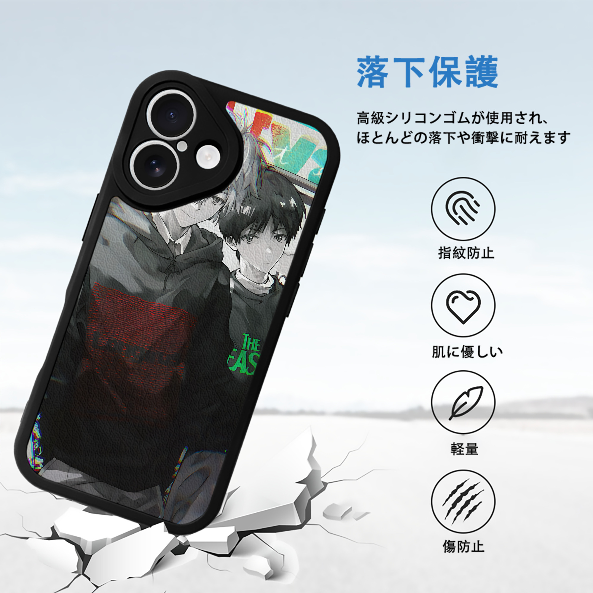 EVA 新世紀エヴァンゲリオン 【iPhone 16シリーズ対応】シリコンスマホケース（レザー調） 材質：シリコン