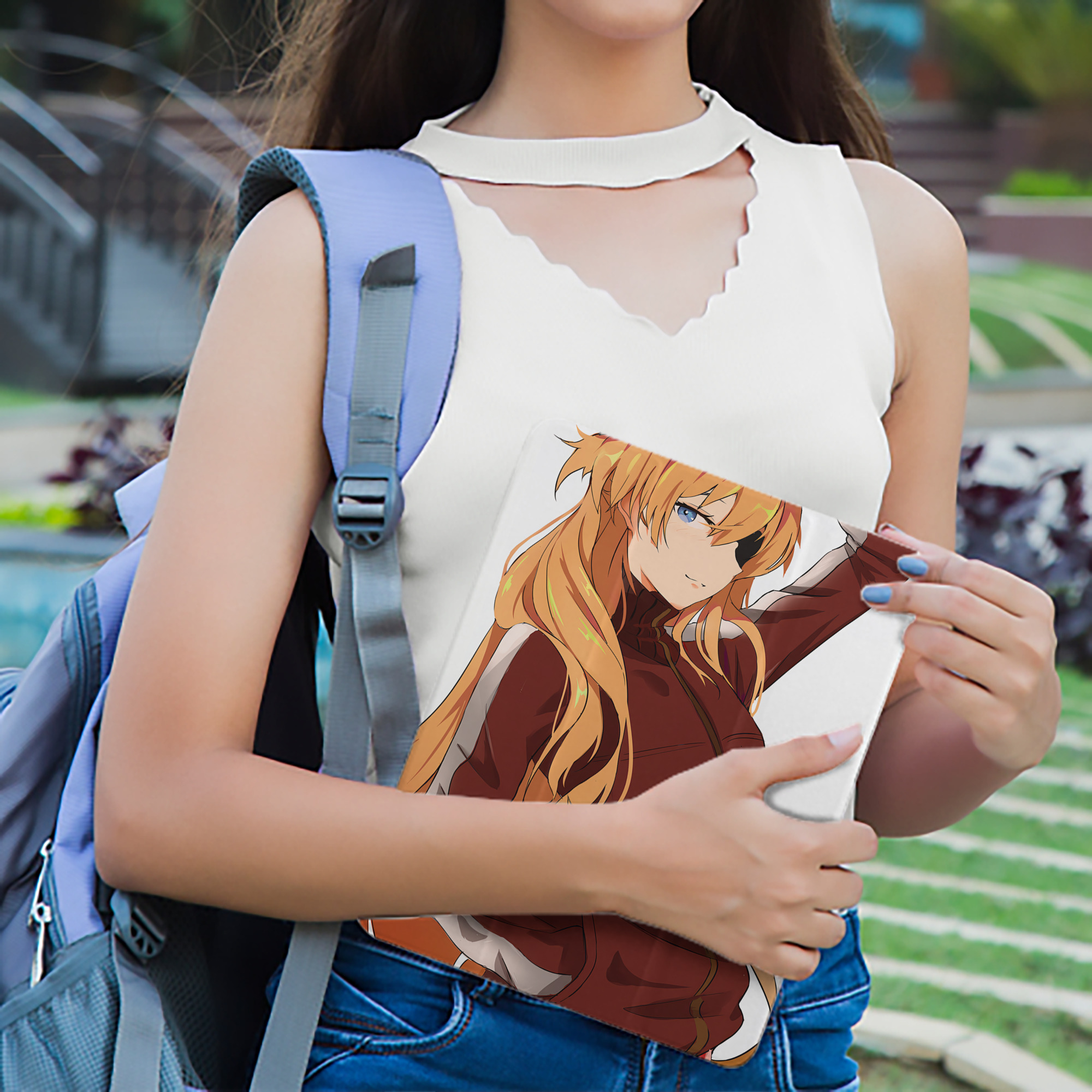 EVA 新世紀エヴァンゲリオン IPad ケース ペン収納付き 三つ折りスタンド PUレザー×シリコン 対応機種9.5/10.5/10.9インチ